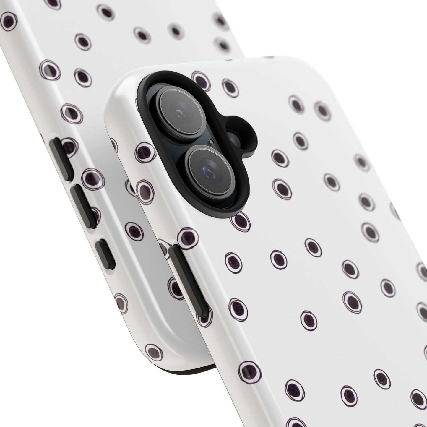 Halo Dots White Phone Case