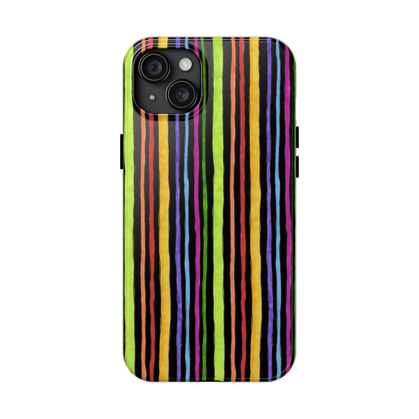 Stripe Fancy Black Phone Case