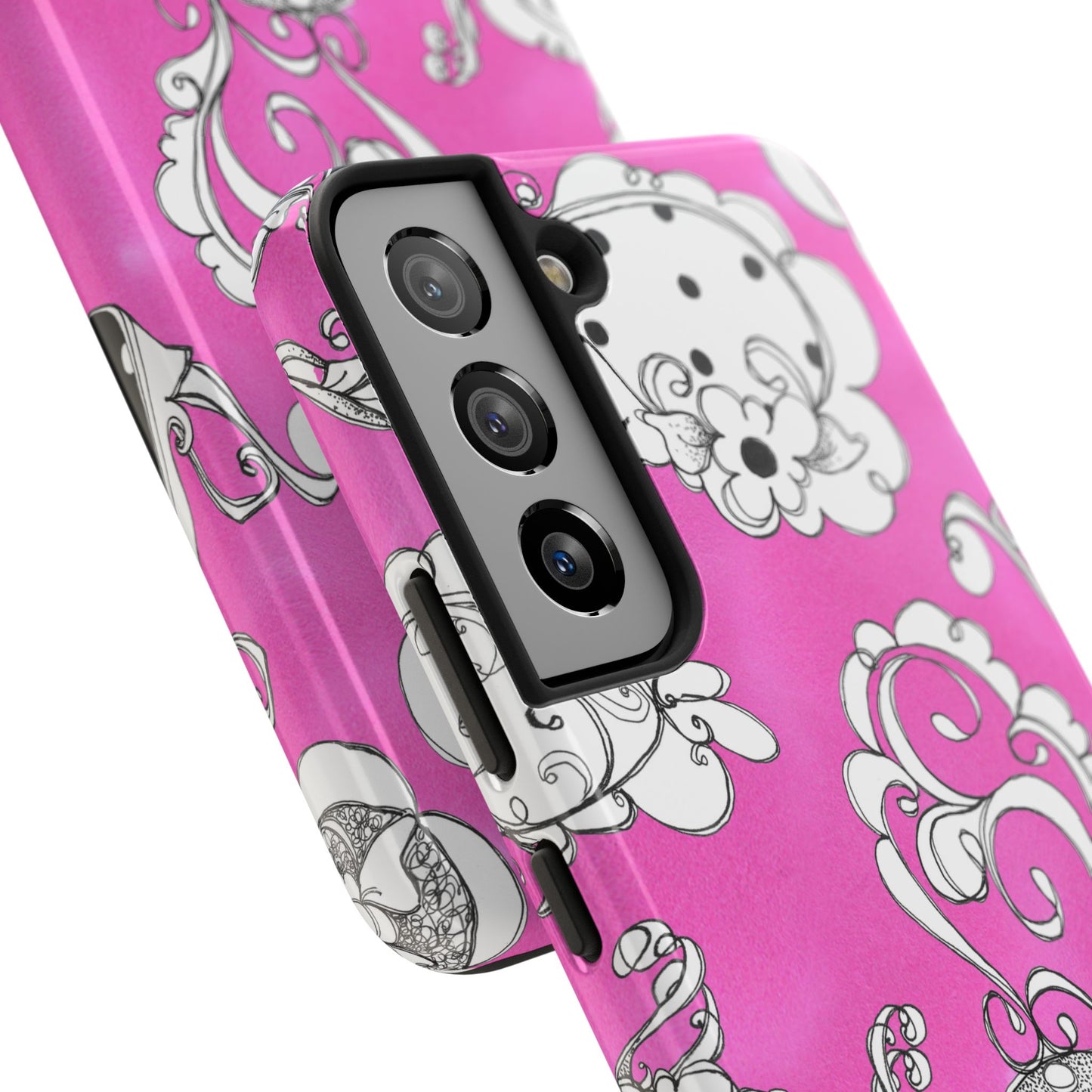 Bistro Chairs Pink Phone Case