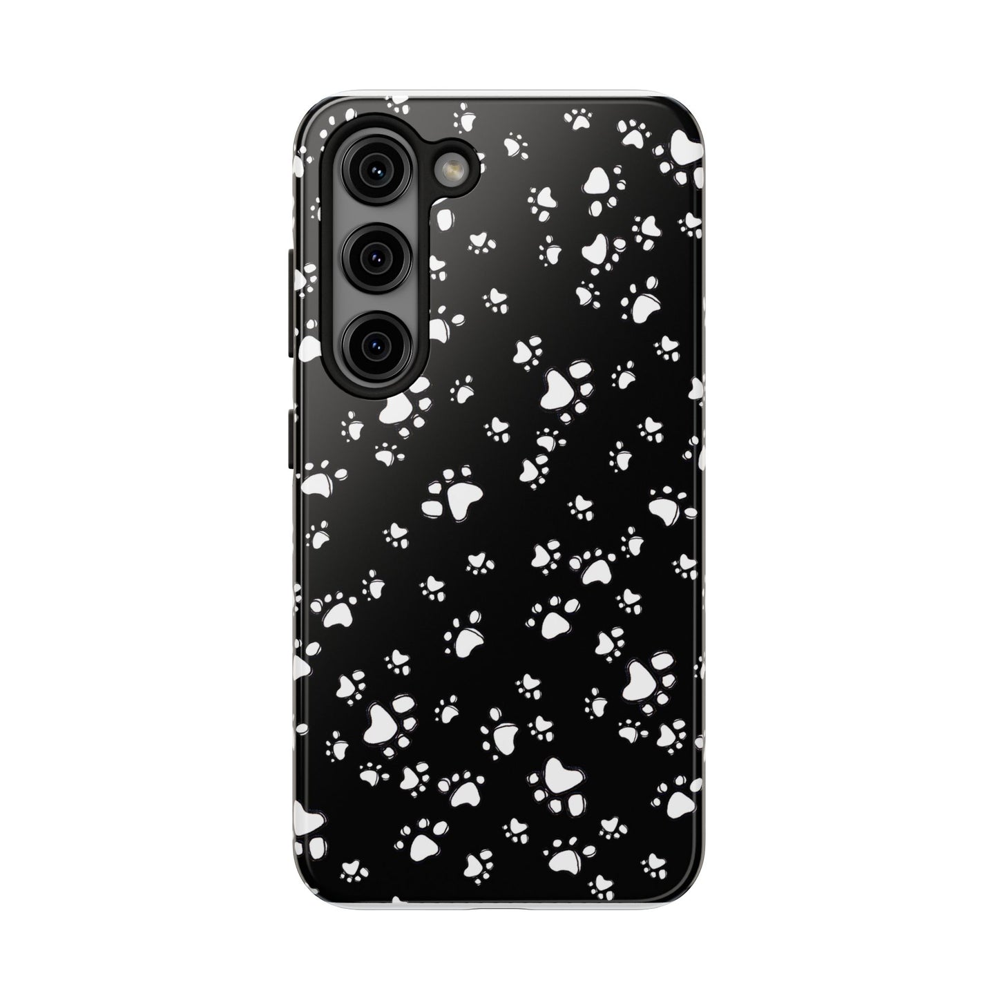 Paw Flakes Black Phone Case