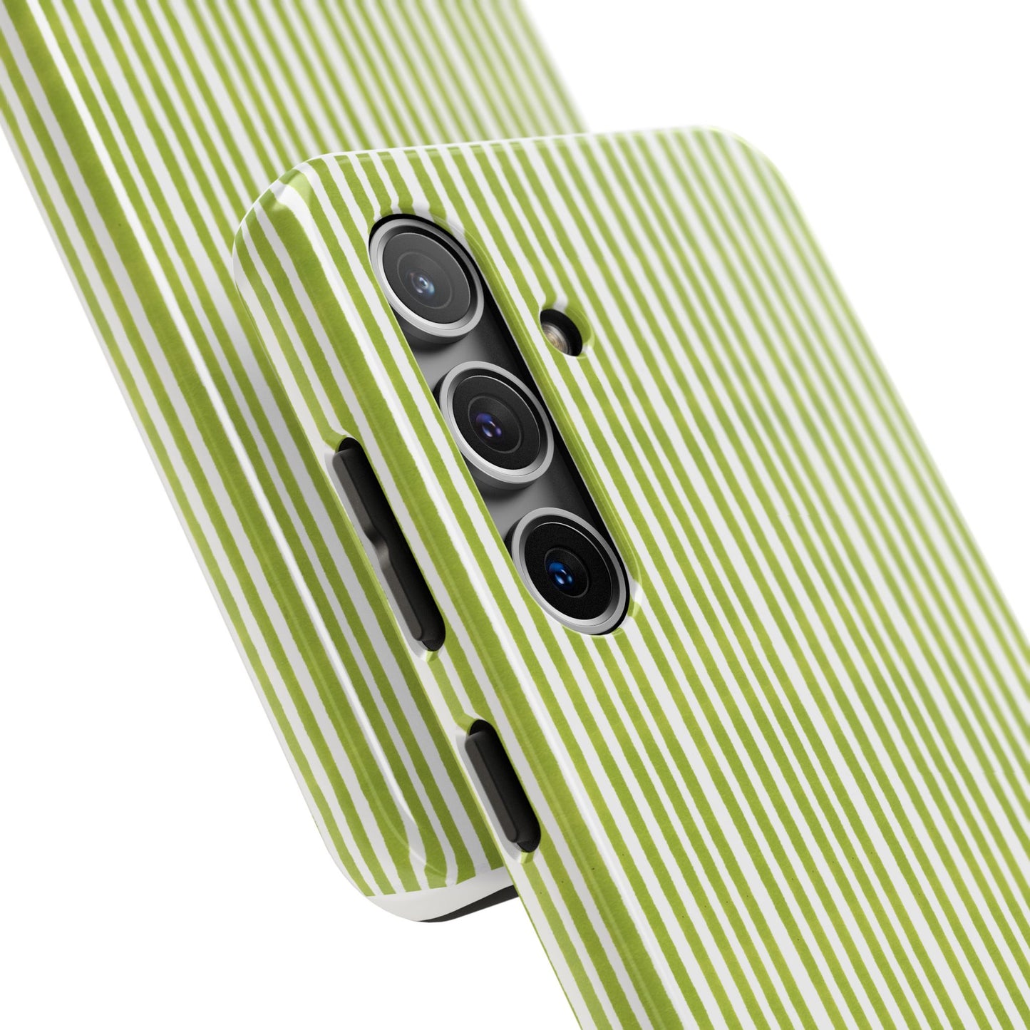 Lazy Stripe Lime Phone Case