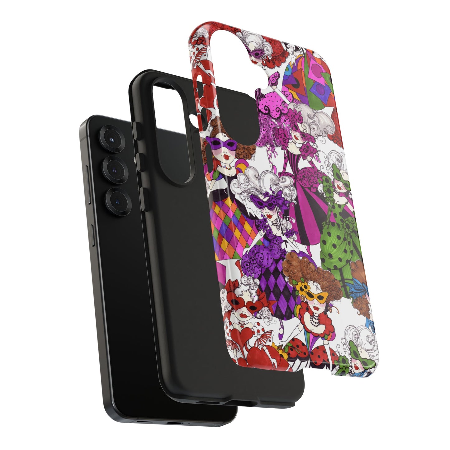 Crowded Dance Floor White Phone Case