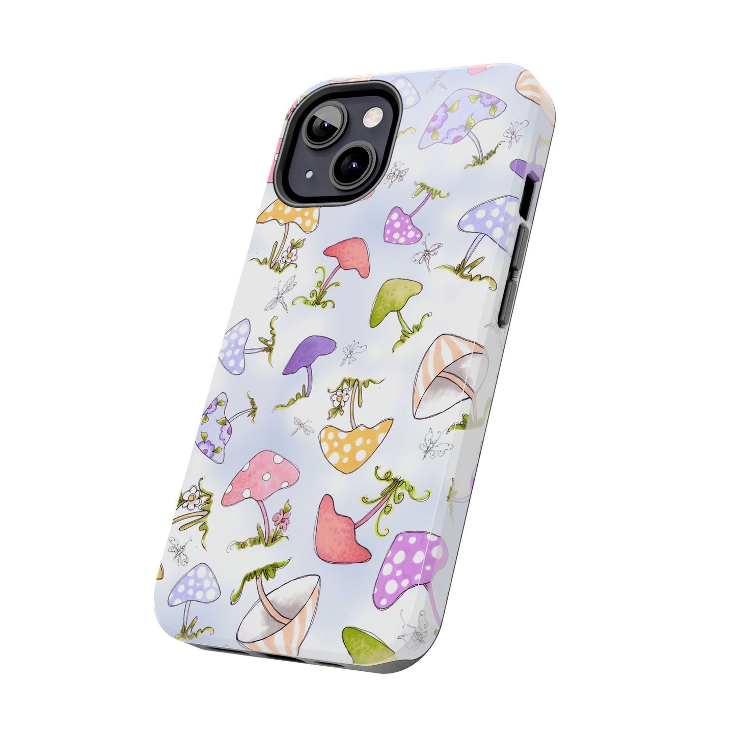 Mushroom Toss Blue Phone Case