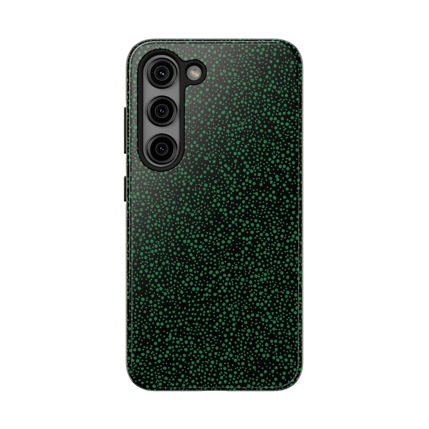 Confetti Black / Green Phone Case