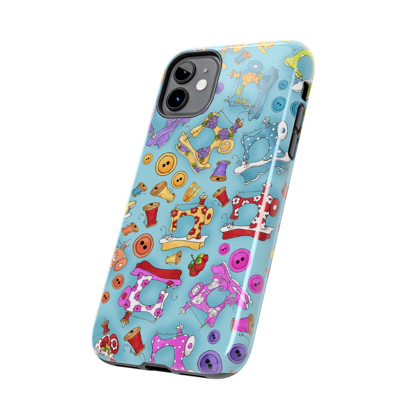 Sew Assorted Turquoise Phone Case