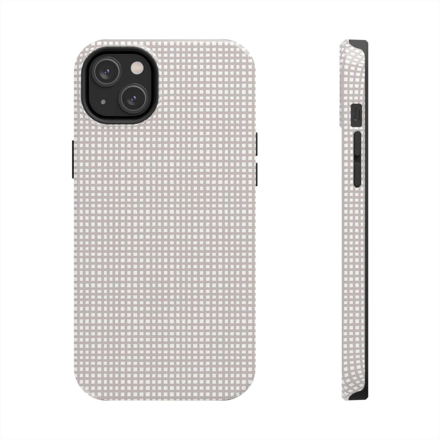 Chipper Check Gray Phone Case