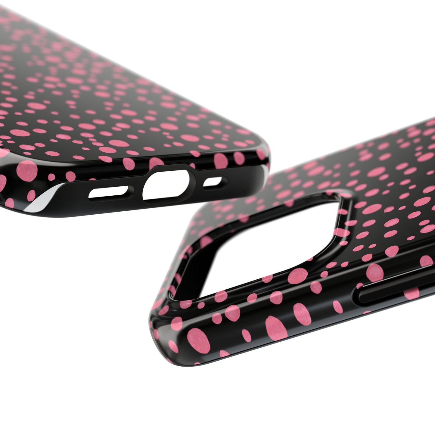 Balloon Dots Black / Pink Phone Case