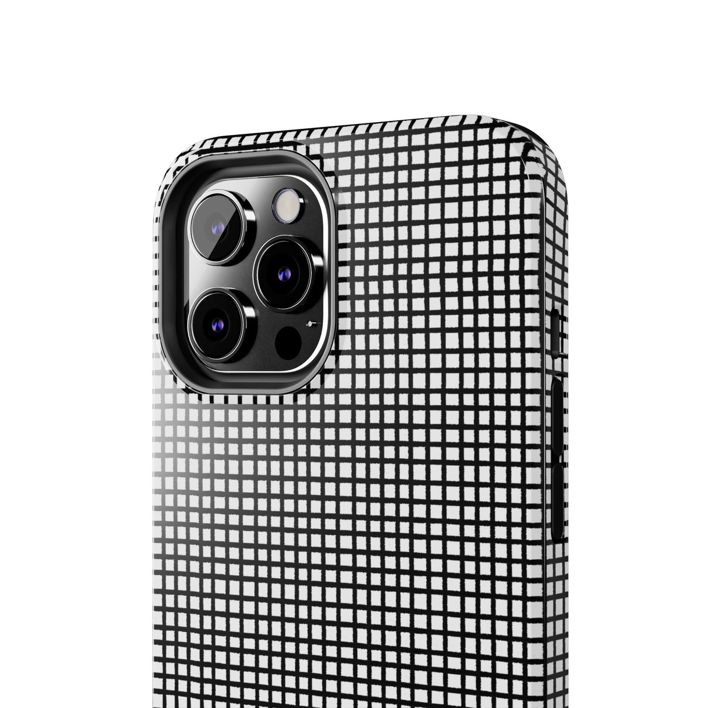 Chipper Check Black Phone Case