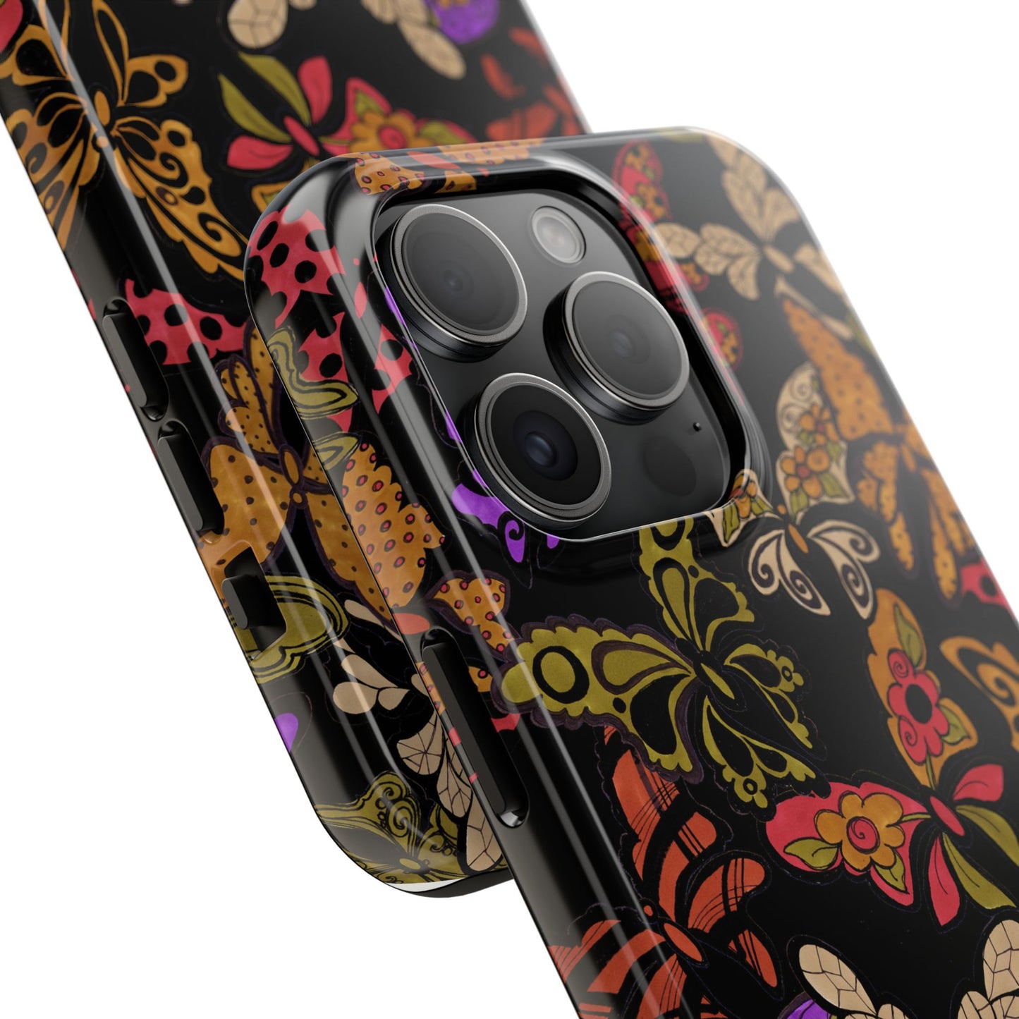 Flighty Black Phone Case