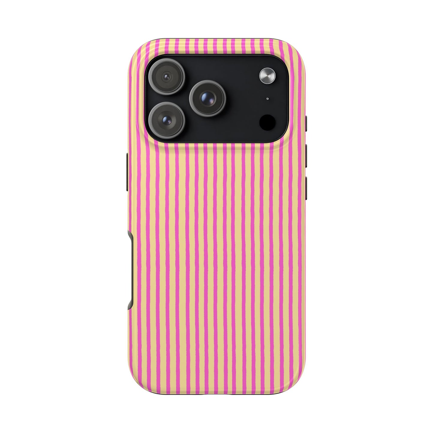 Stripe Yellow / Pink Phone Case