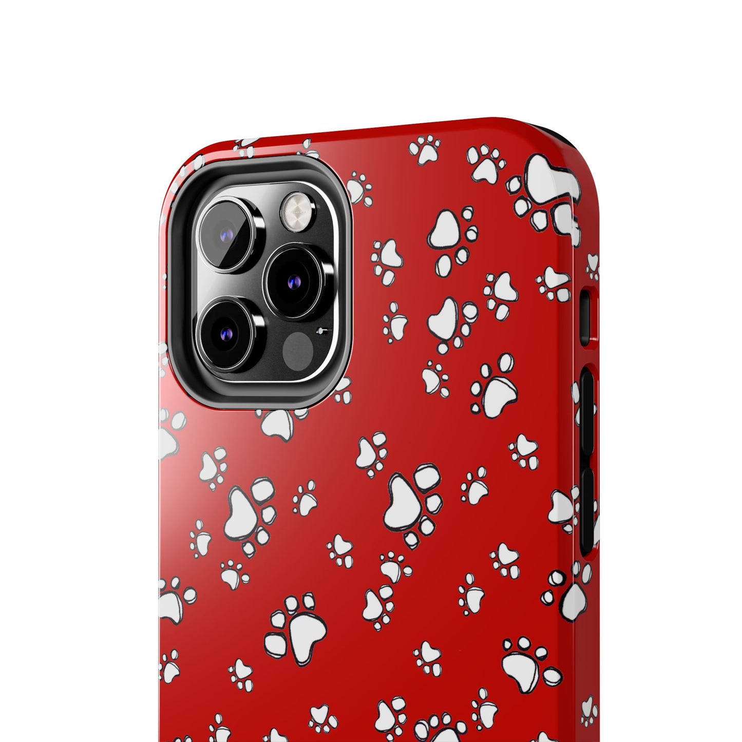 Paw Flakes Red Phone Case