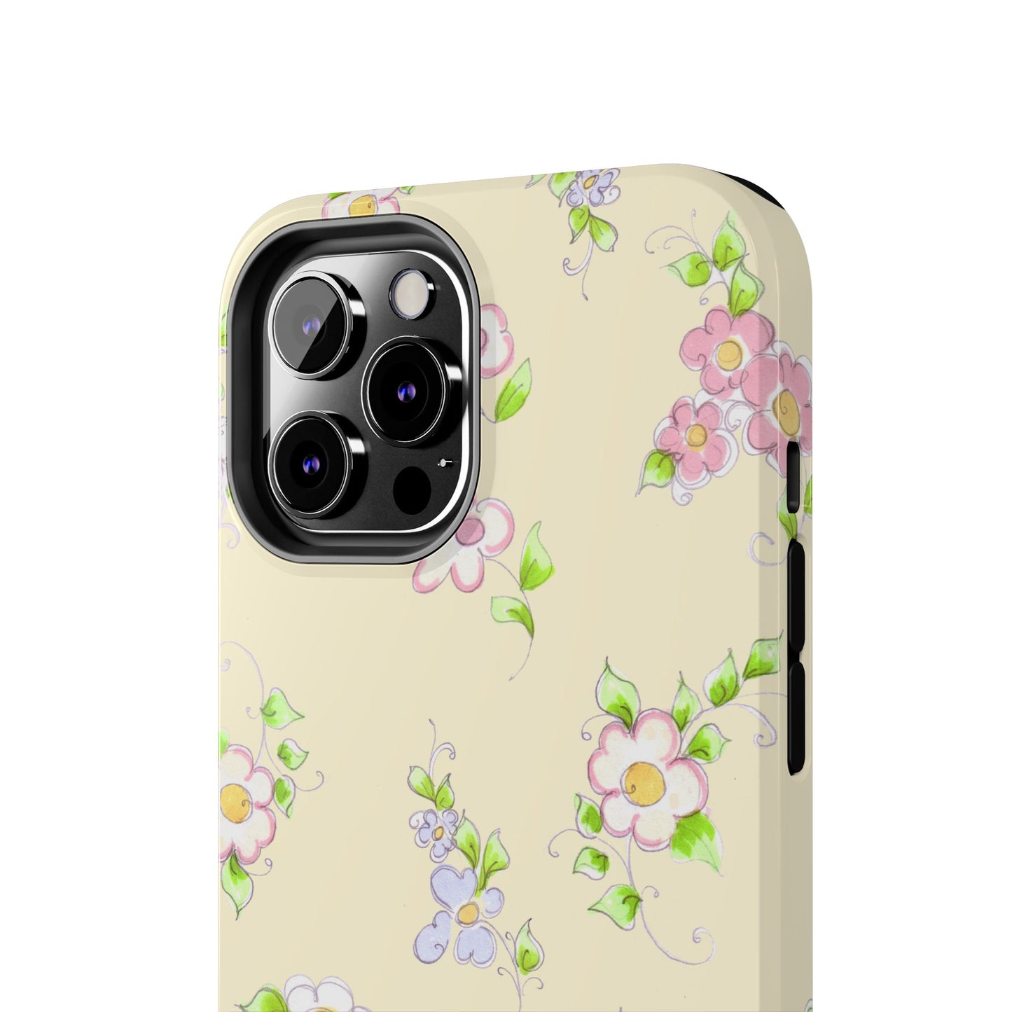 Precious Posies Yellow Phone Case