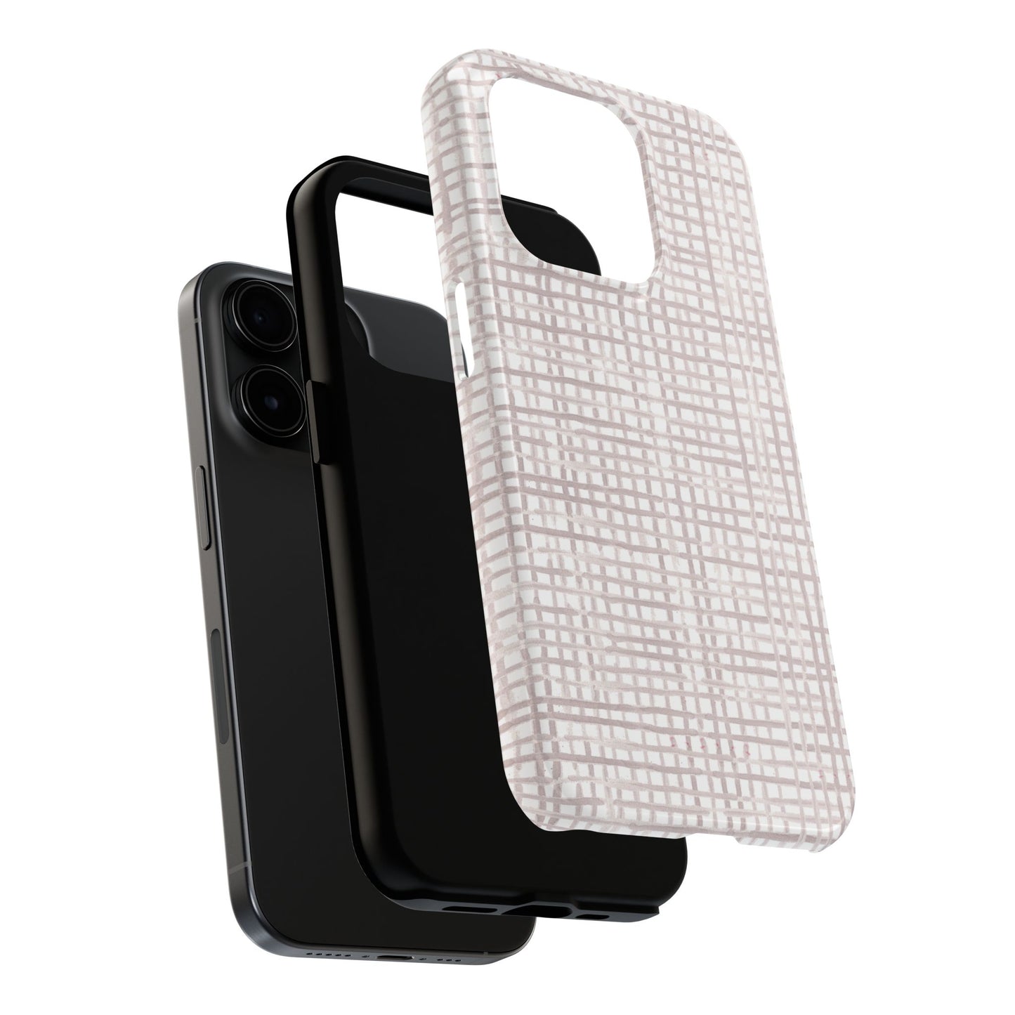 Gingham Gray Phone Case