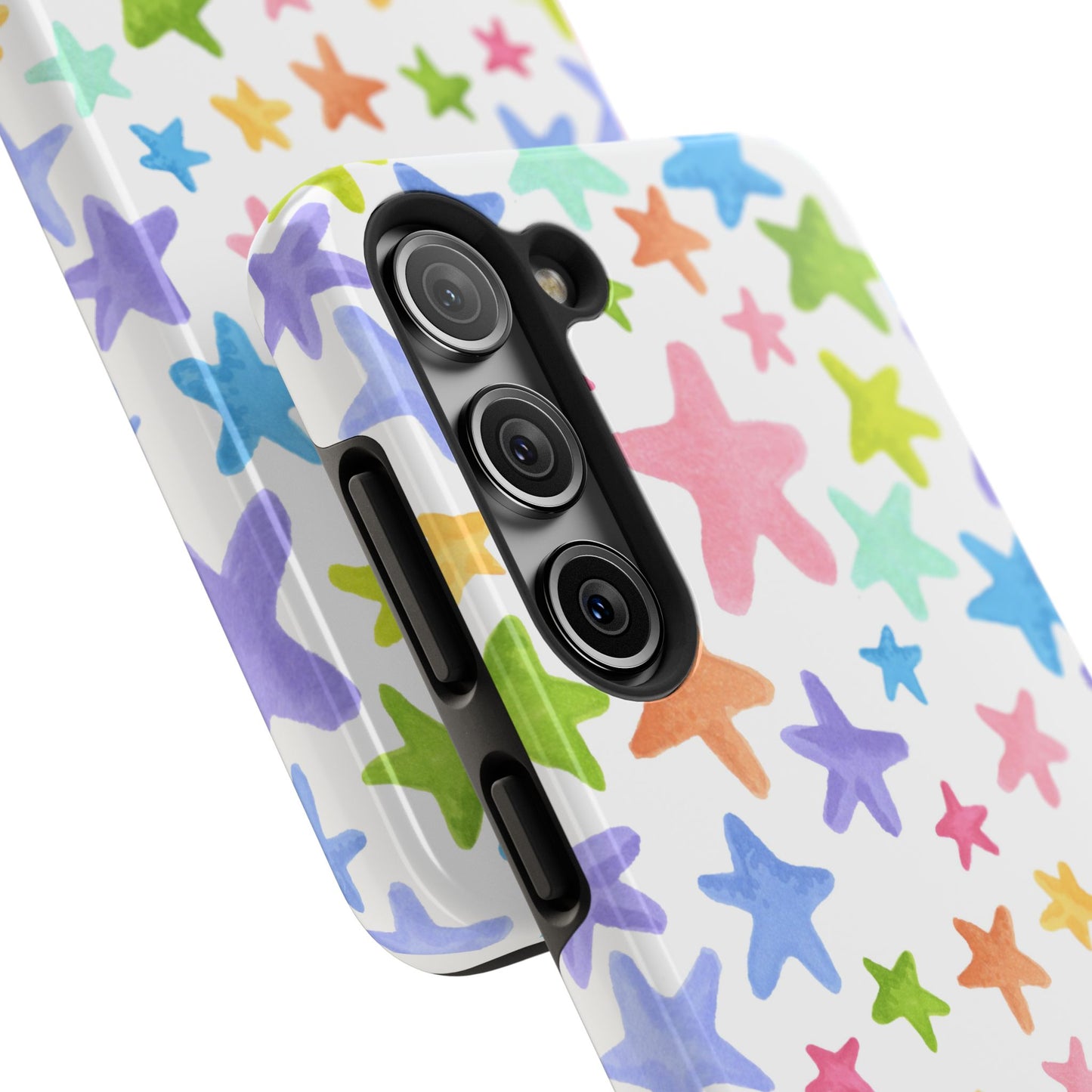 Happy Stars White Phone Case