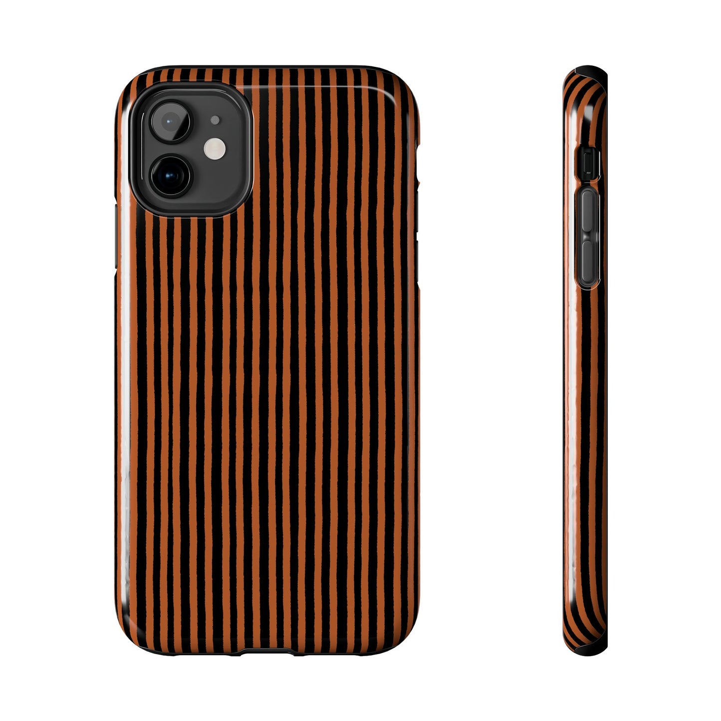 Happy Stripe Spice / Black Phone Case