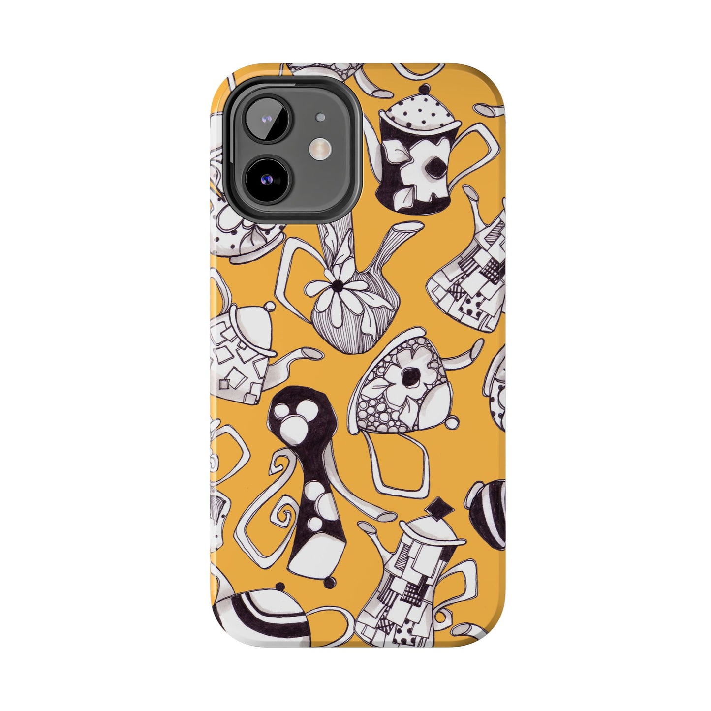 Fancy Pots Yellow Phone Case