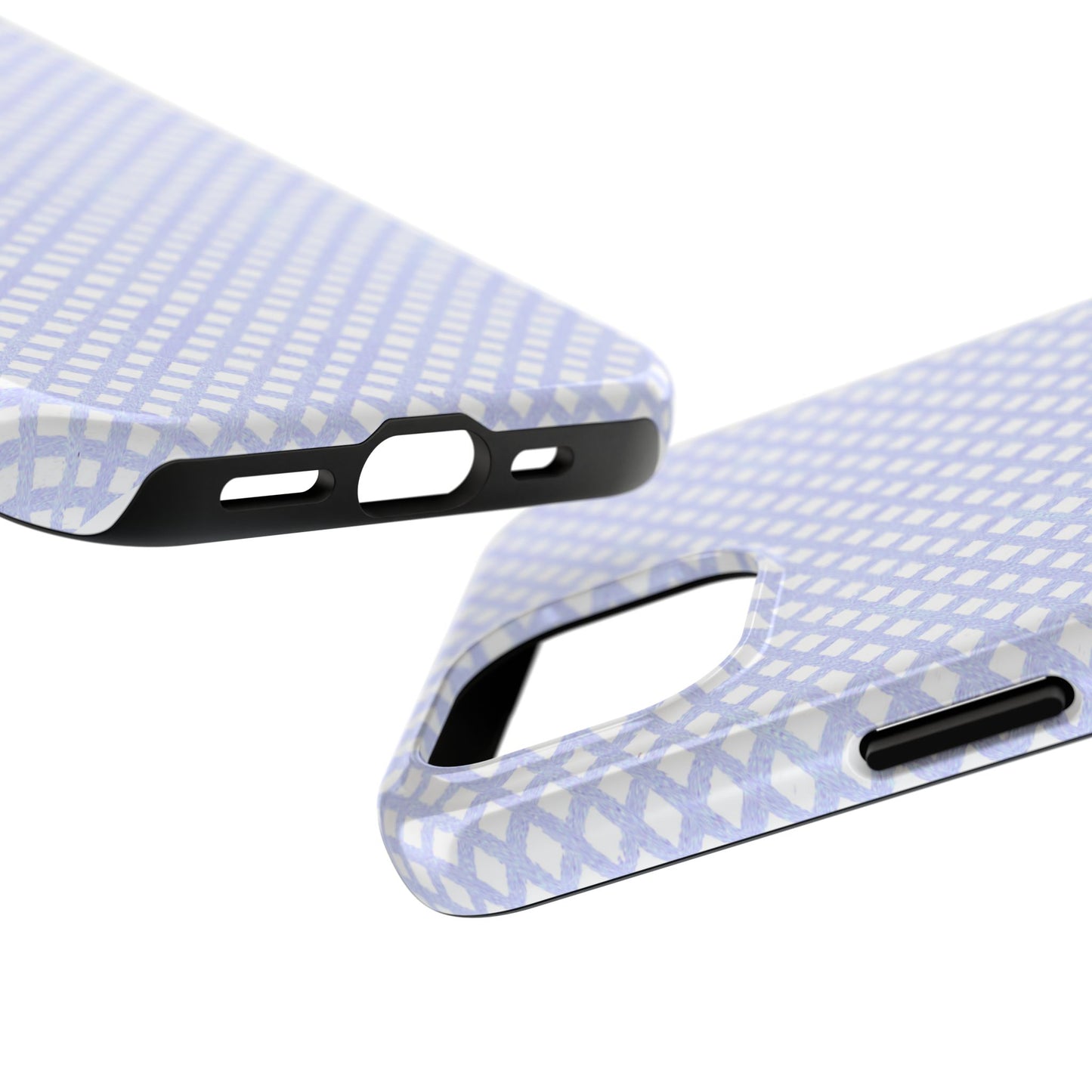 Bias Check Light Blue Phone Case