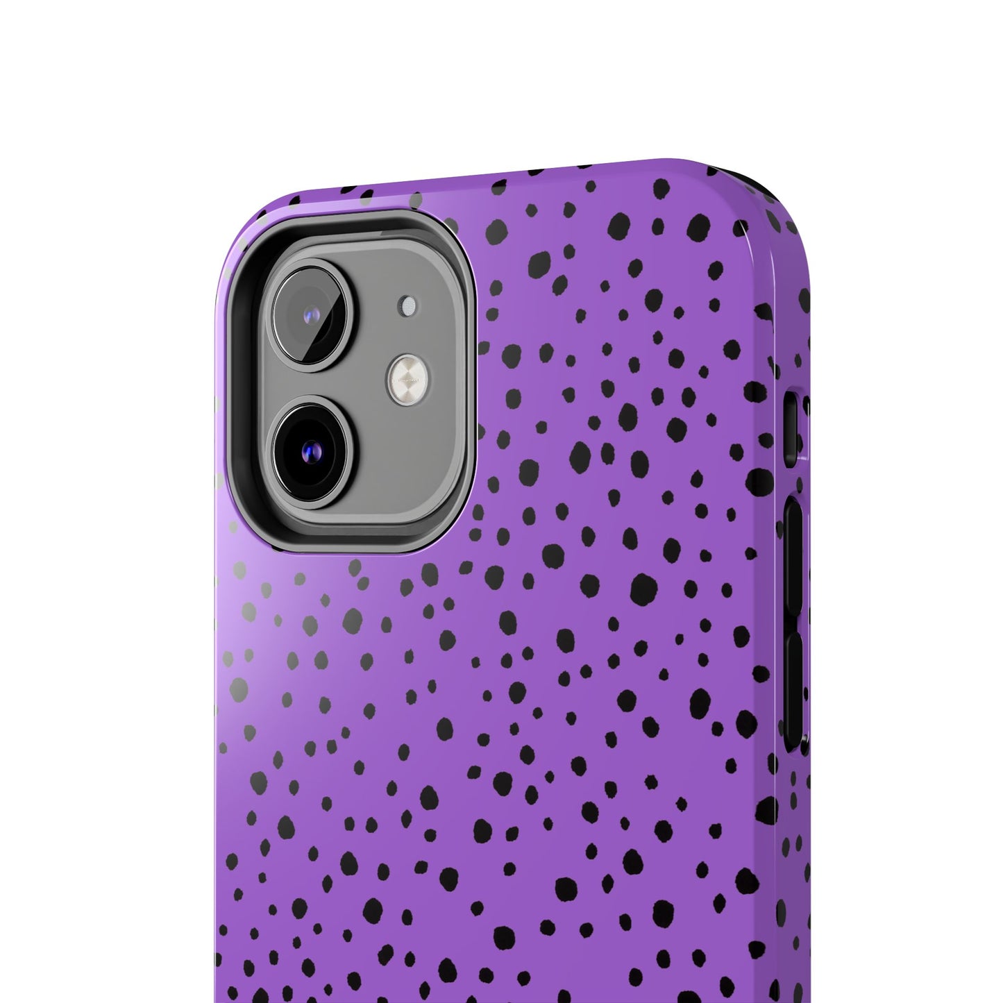 Pepper Dots Purple / Black Phone Case