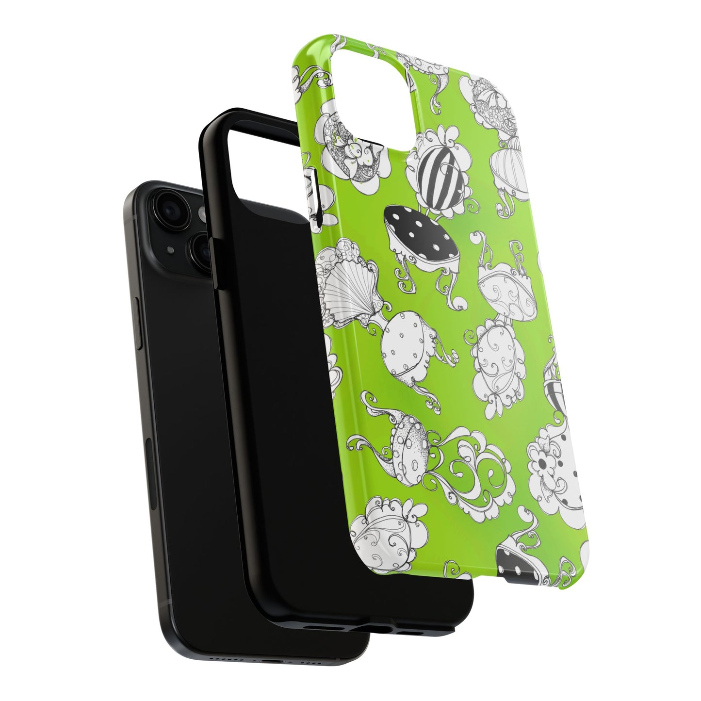 Bistro Chairs Lime Phone Case