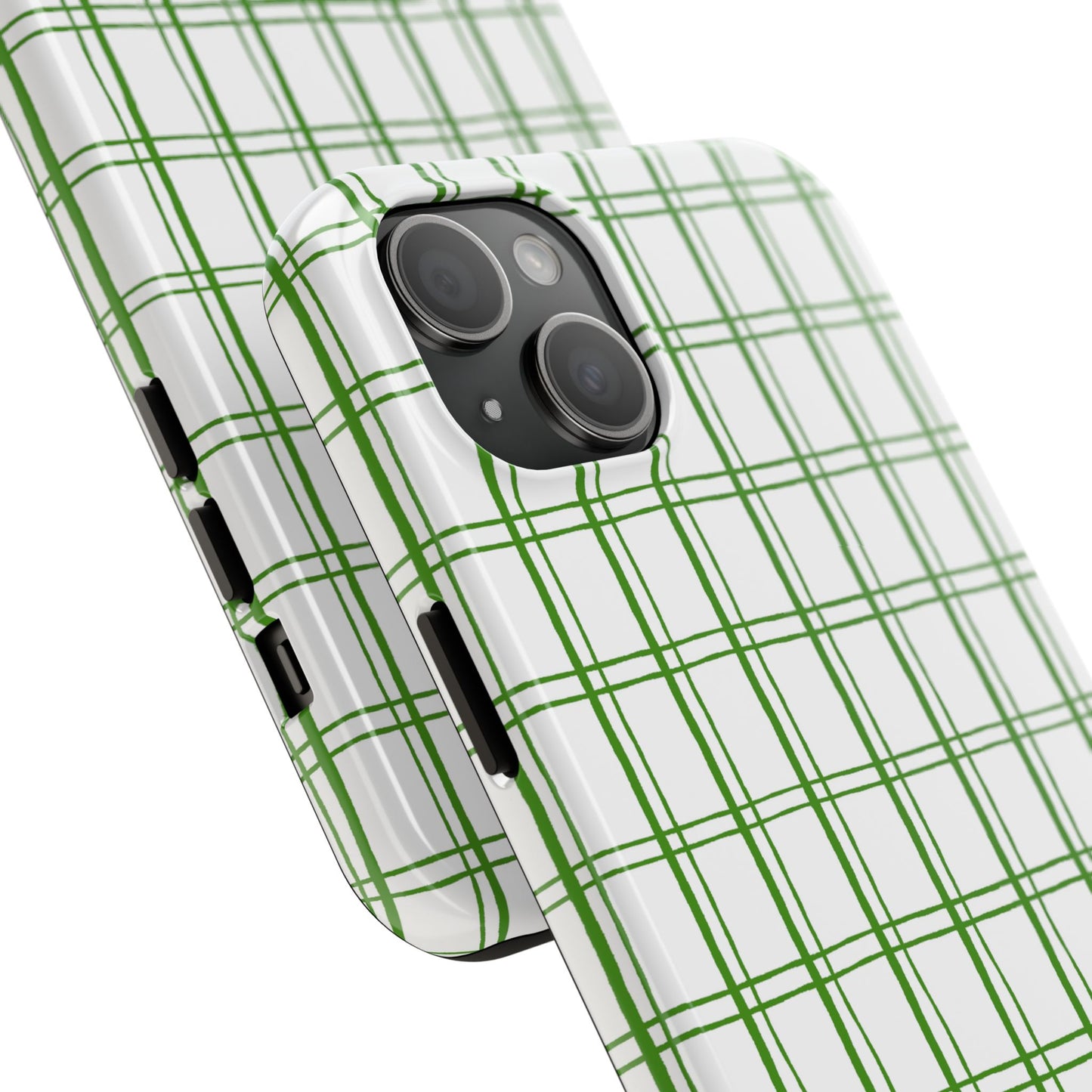 Kitchen Plaid White / Green Phone Case