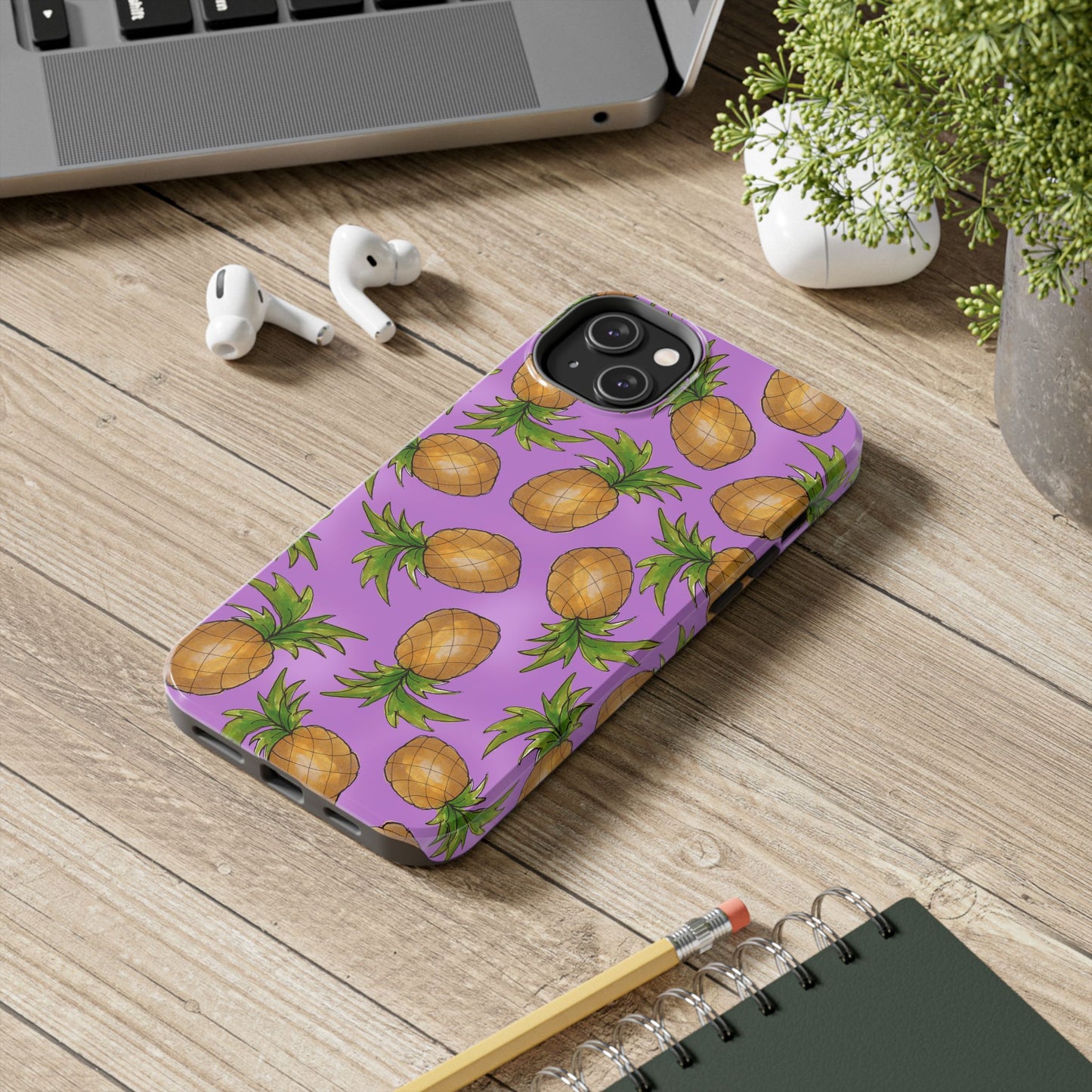 Pineapple Toss Lilac Phone Case