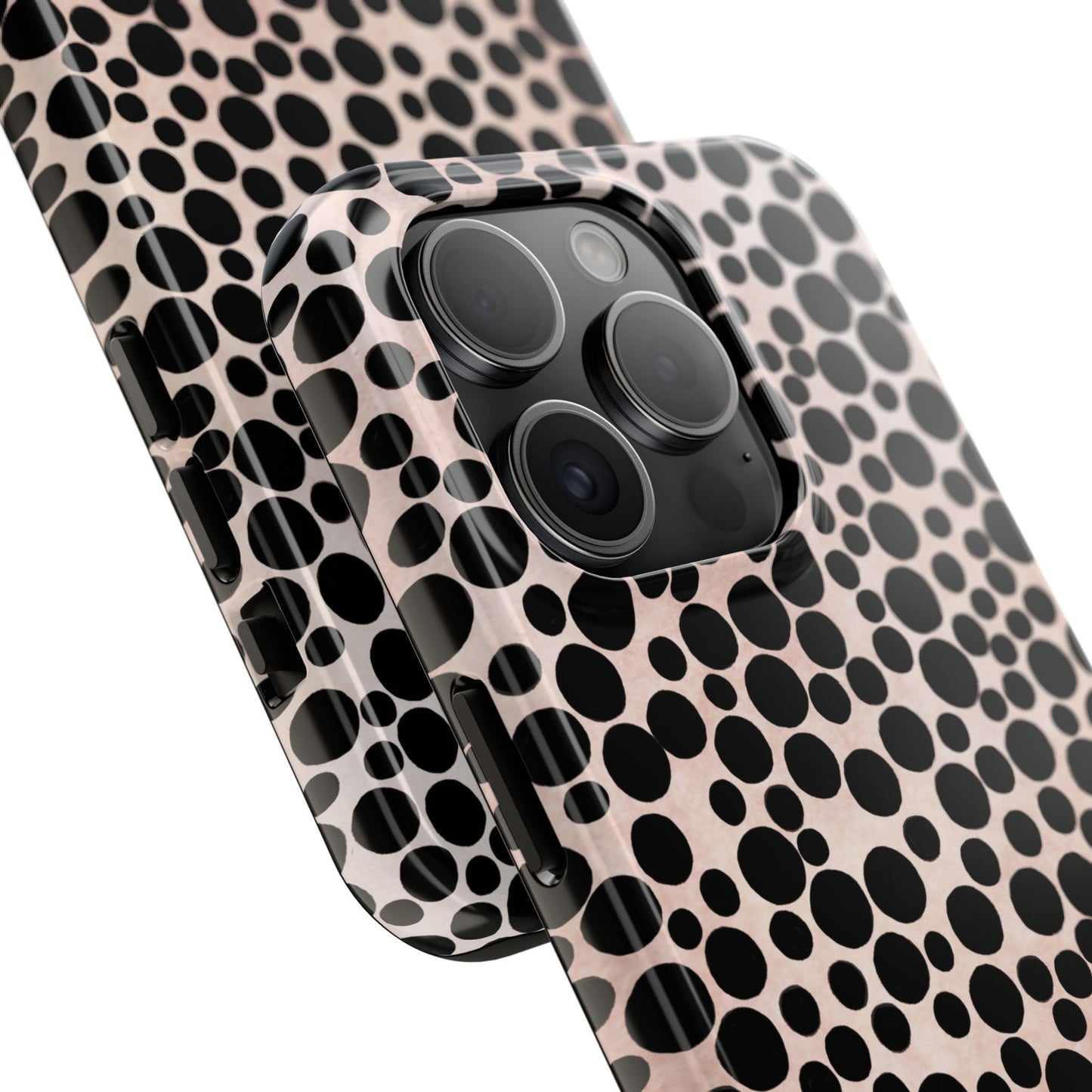 Felt Dots Pink Phone Case