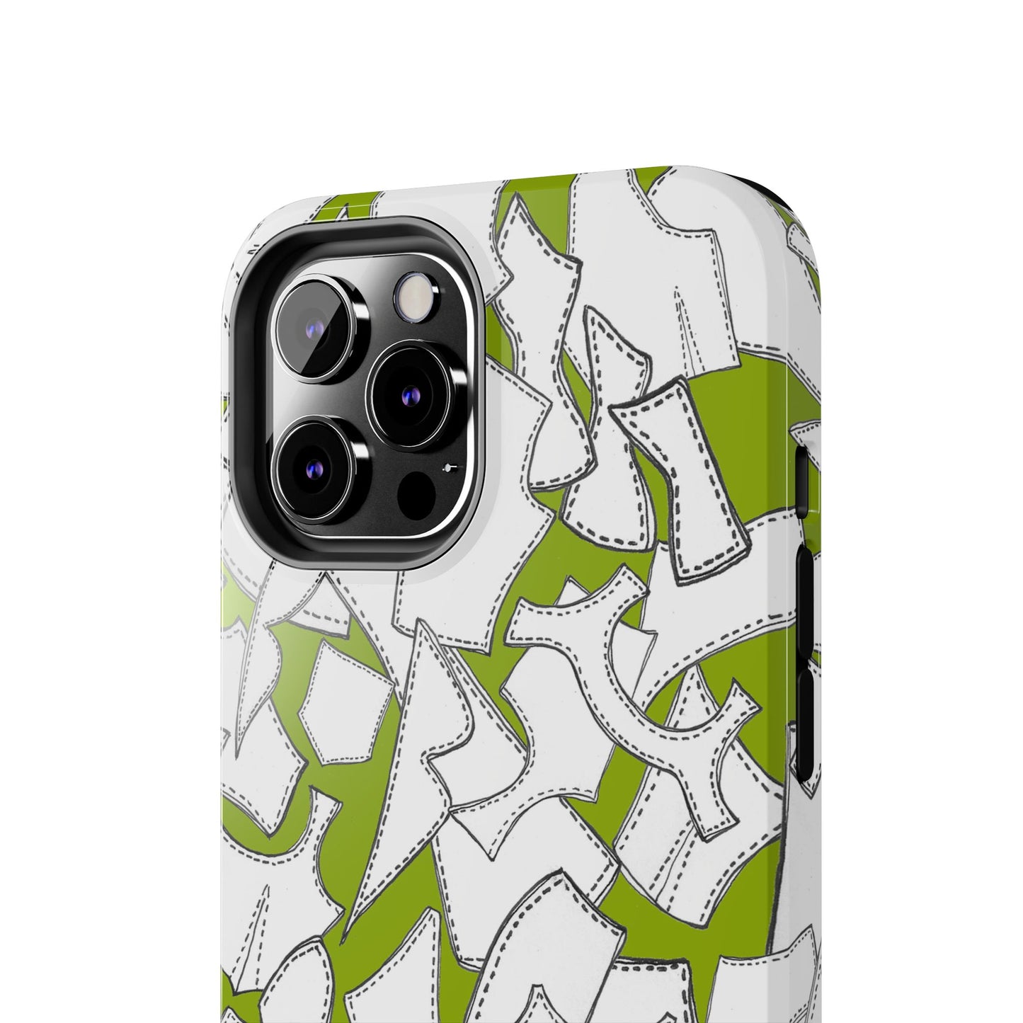 Pattern Pieces Chartreuse Phone Case