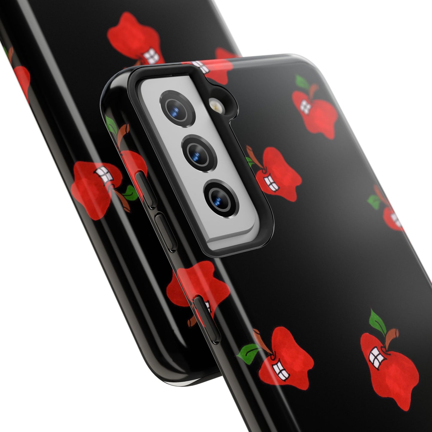 Flying Apples Black Phone Case
