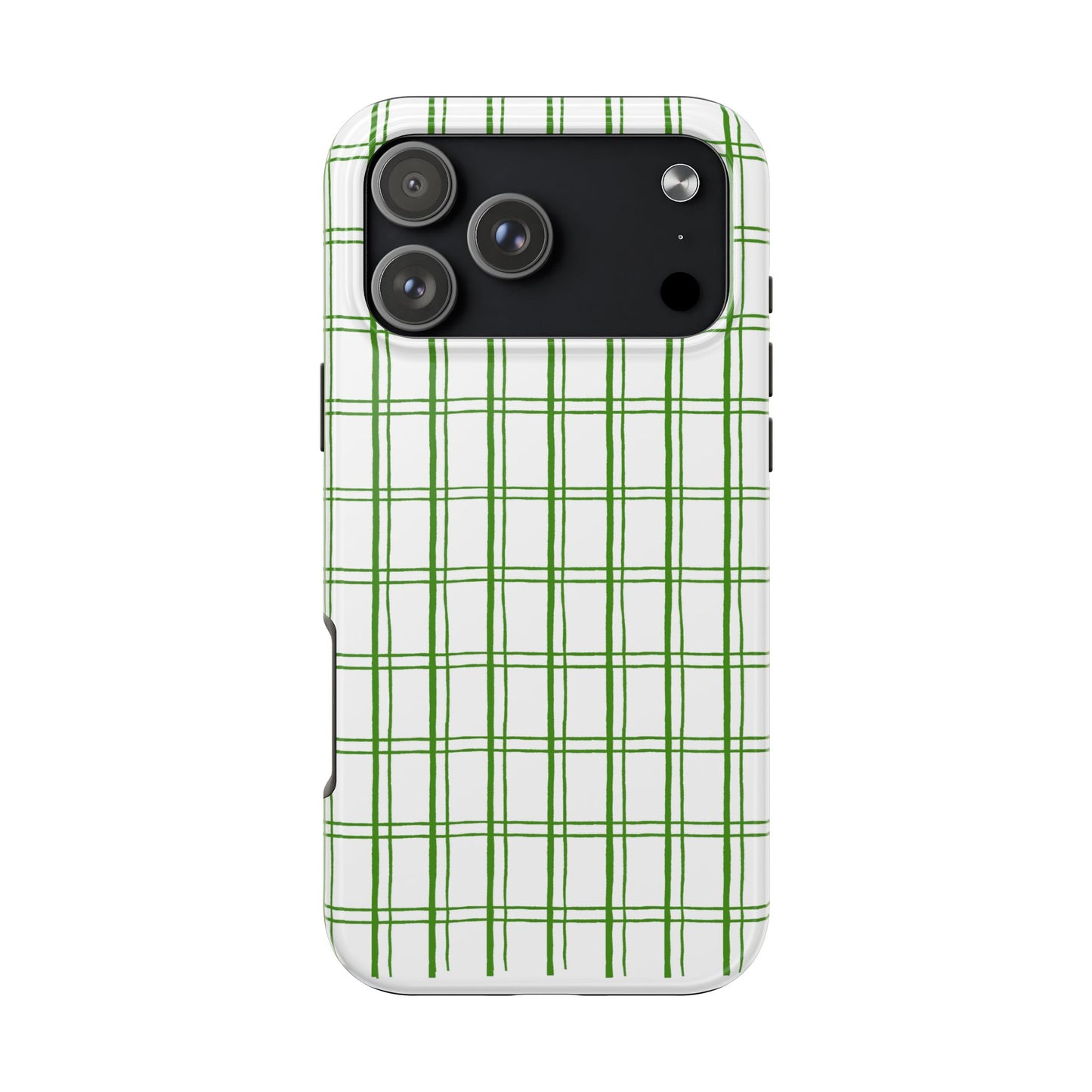Kitchen Plaid White / Green Phone Case
