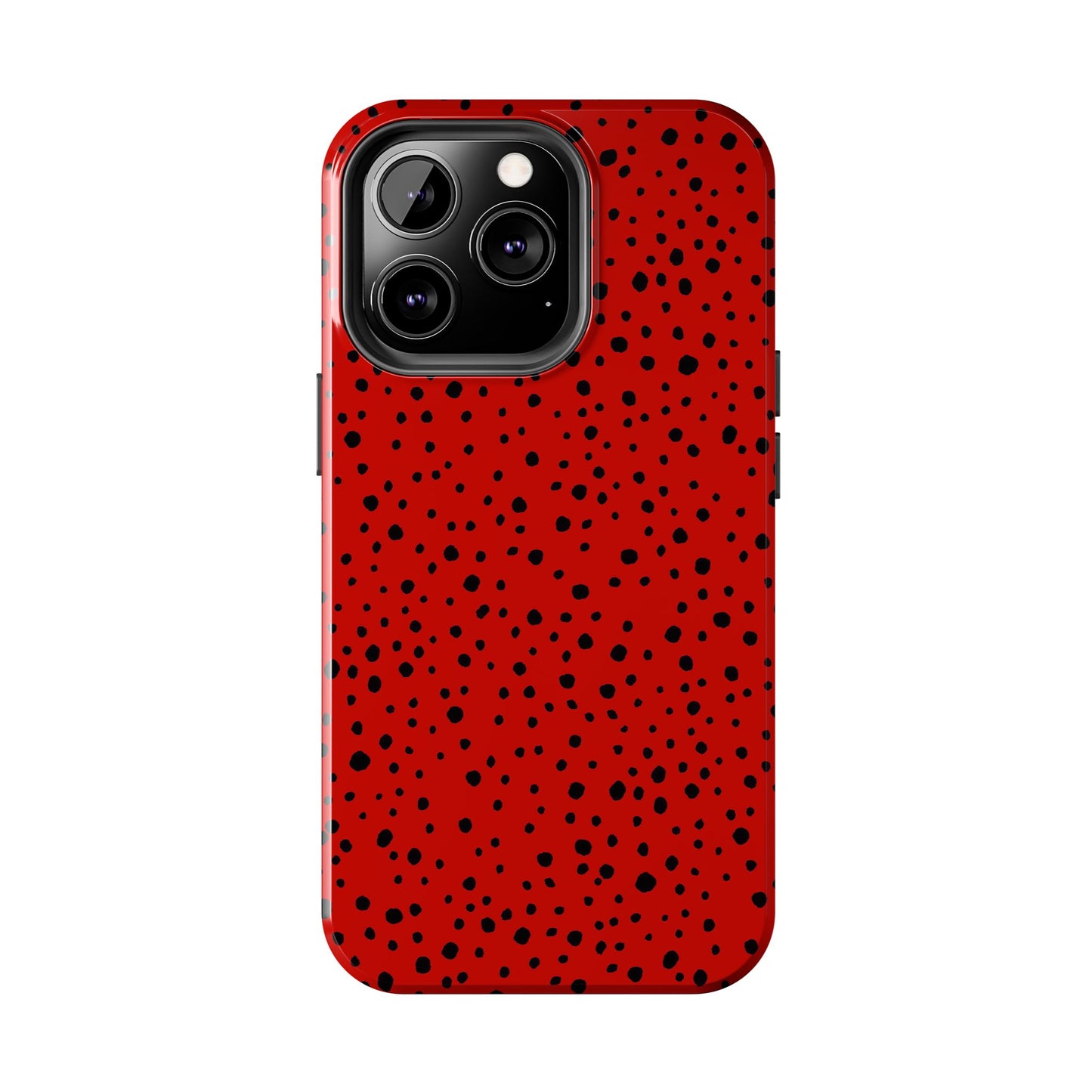 Pepper Dots Red / Black Phone Case