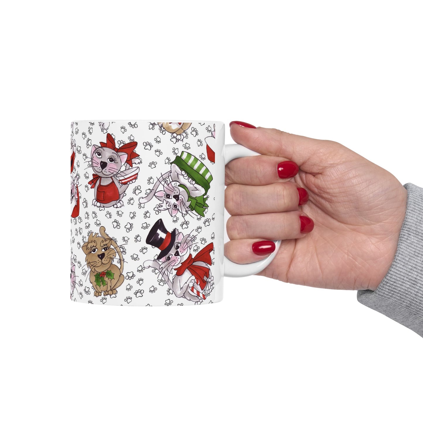 Kitty Blizzard White Cup
