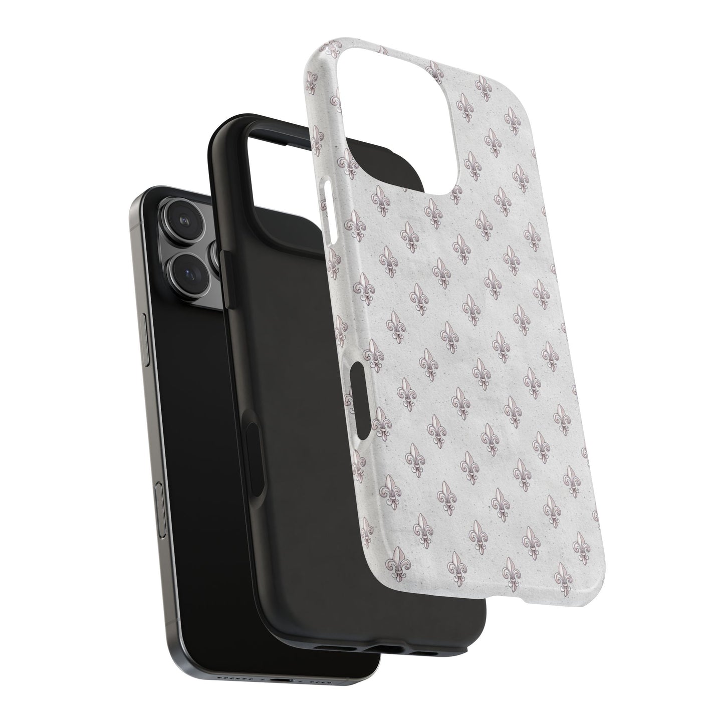 Fleurs Silver Phone Case