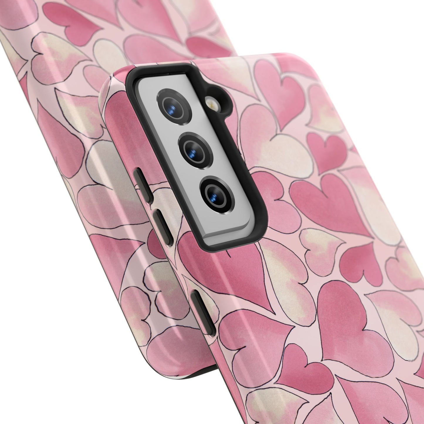 Hearts Pink Sky Phone Case
