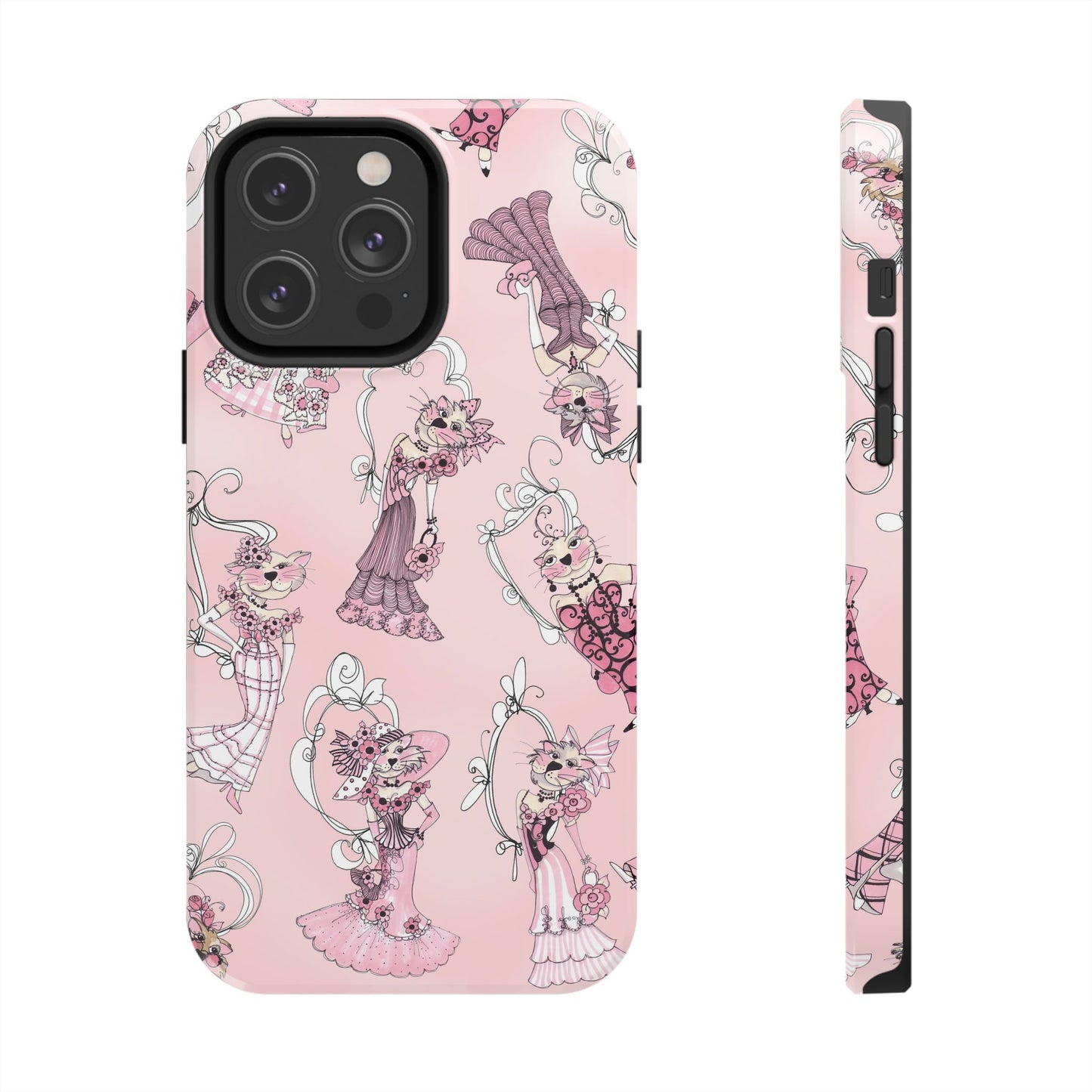 Lady Cats Tossed Phone Case