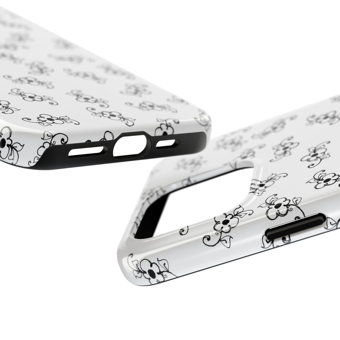 Favorite Daisies White / Black Phone Case