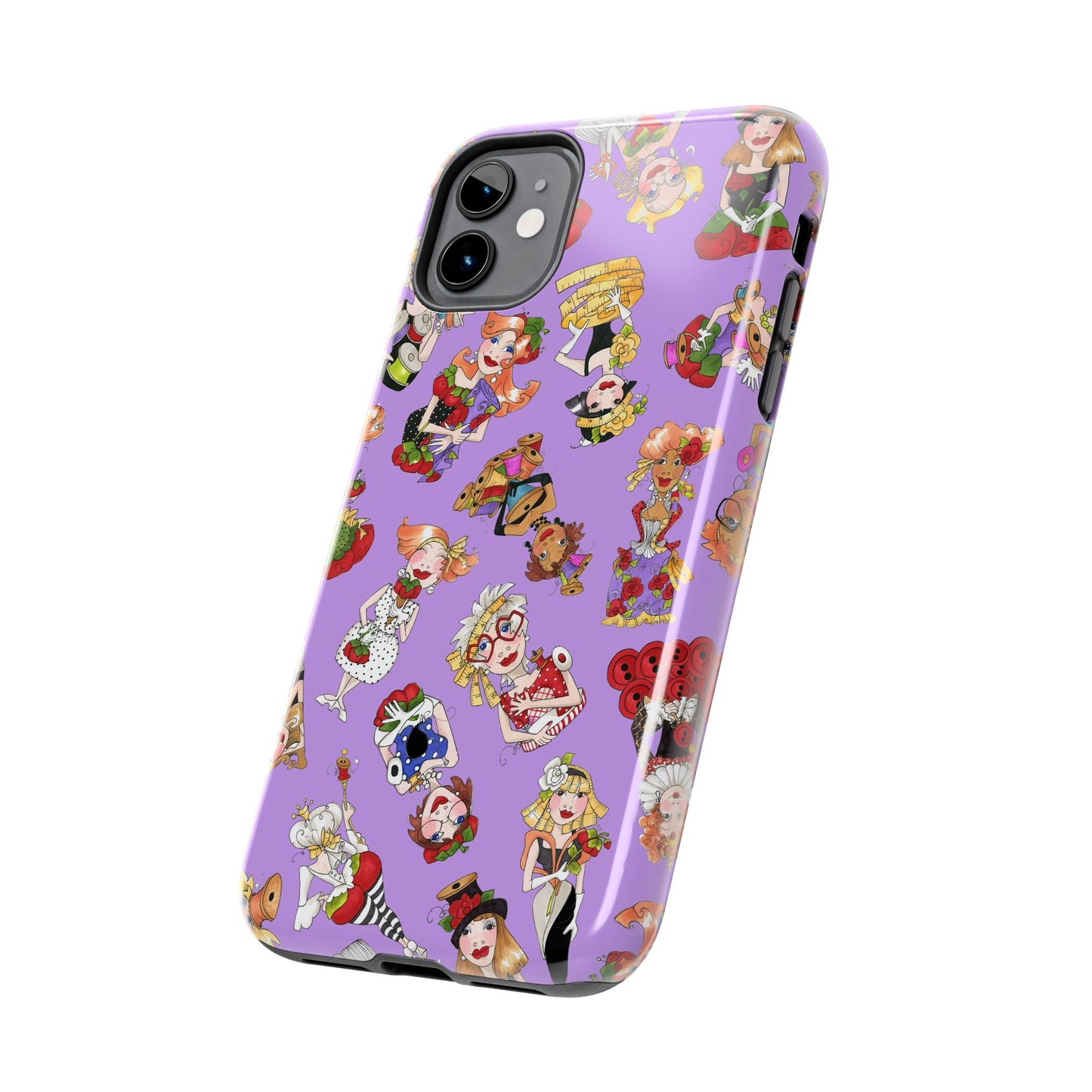 Curious Toss Purple Phone Case