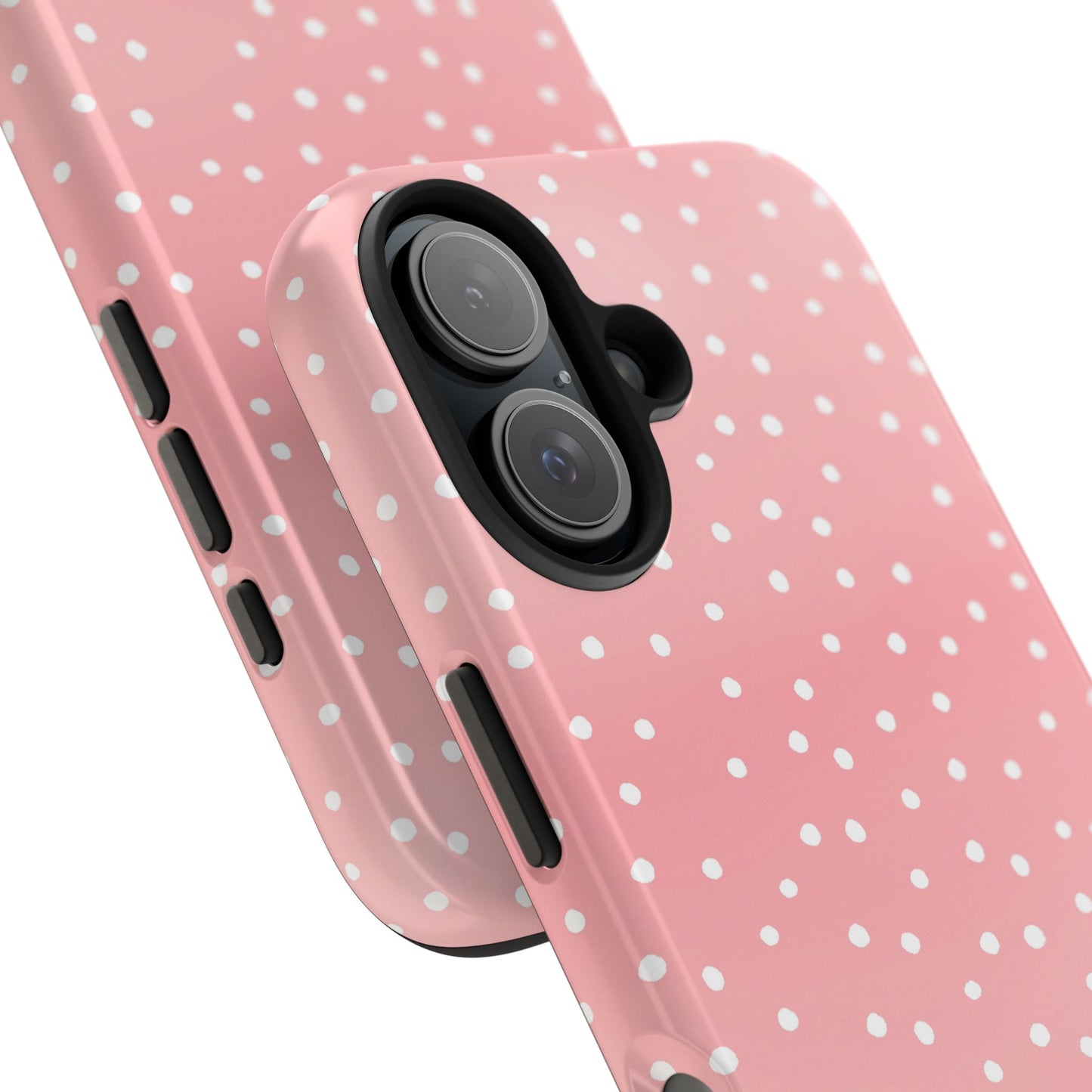 Dinky Dots Coral / White Phone Case