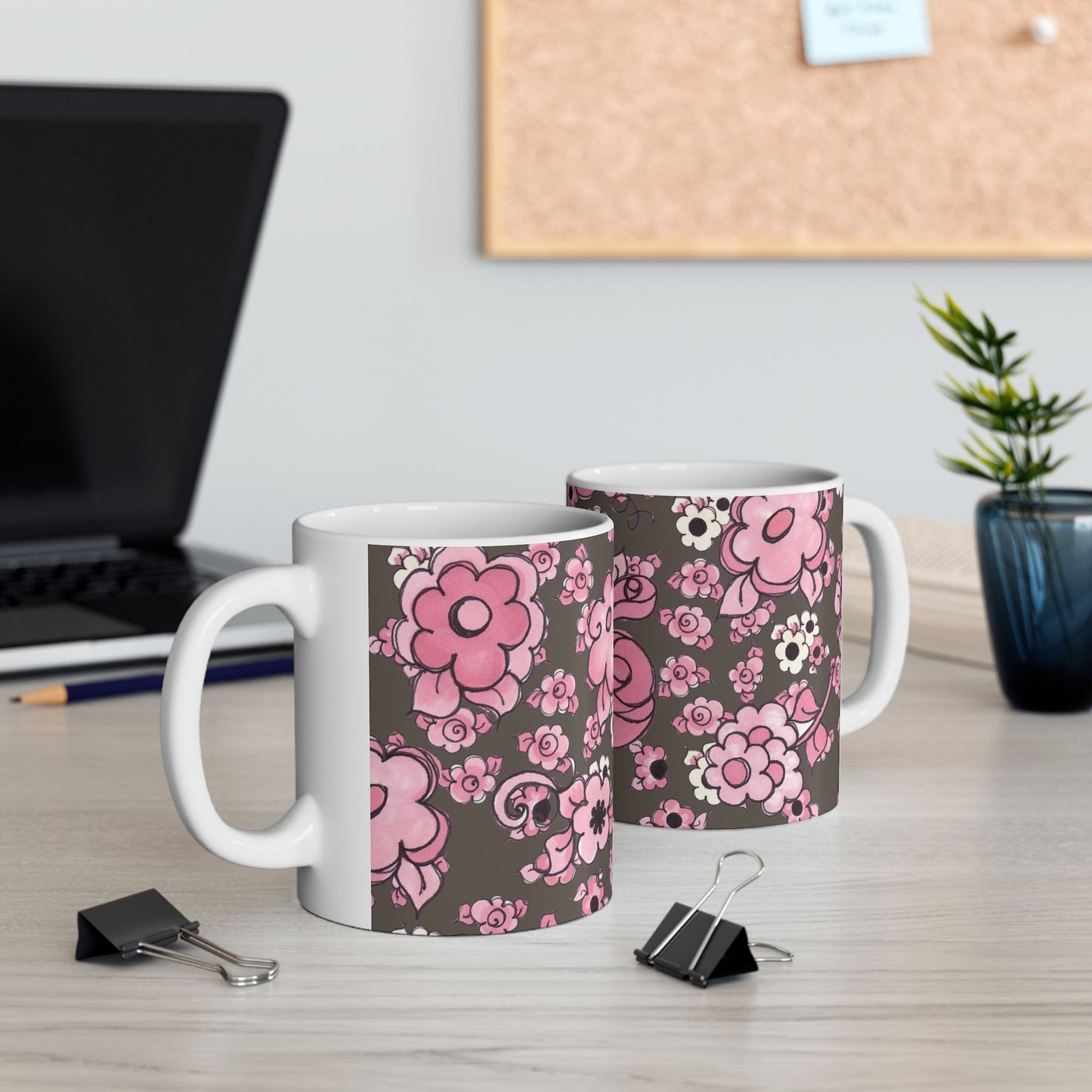 Profuse Posies Mocha Cup