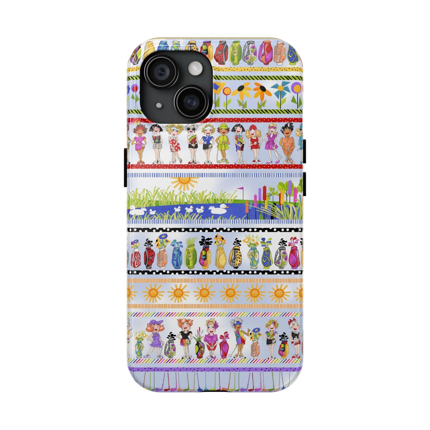 Golf Borders Blue Sky Phone Case
