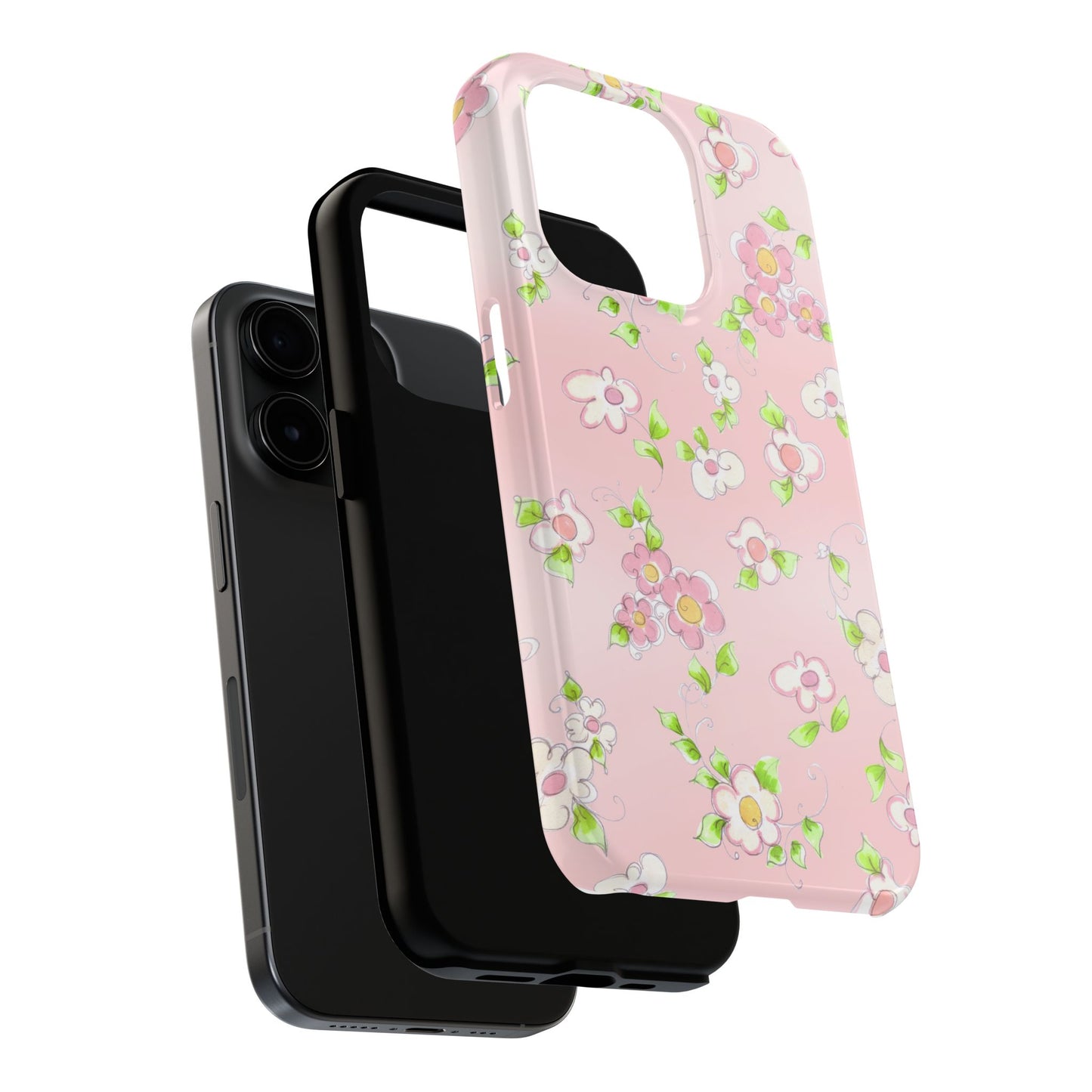 Precious Posies Pink Phone Case