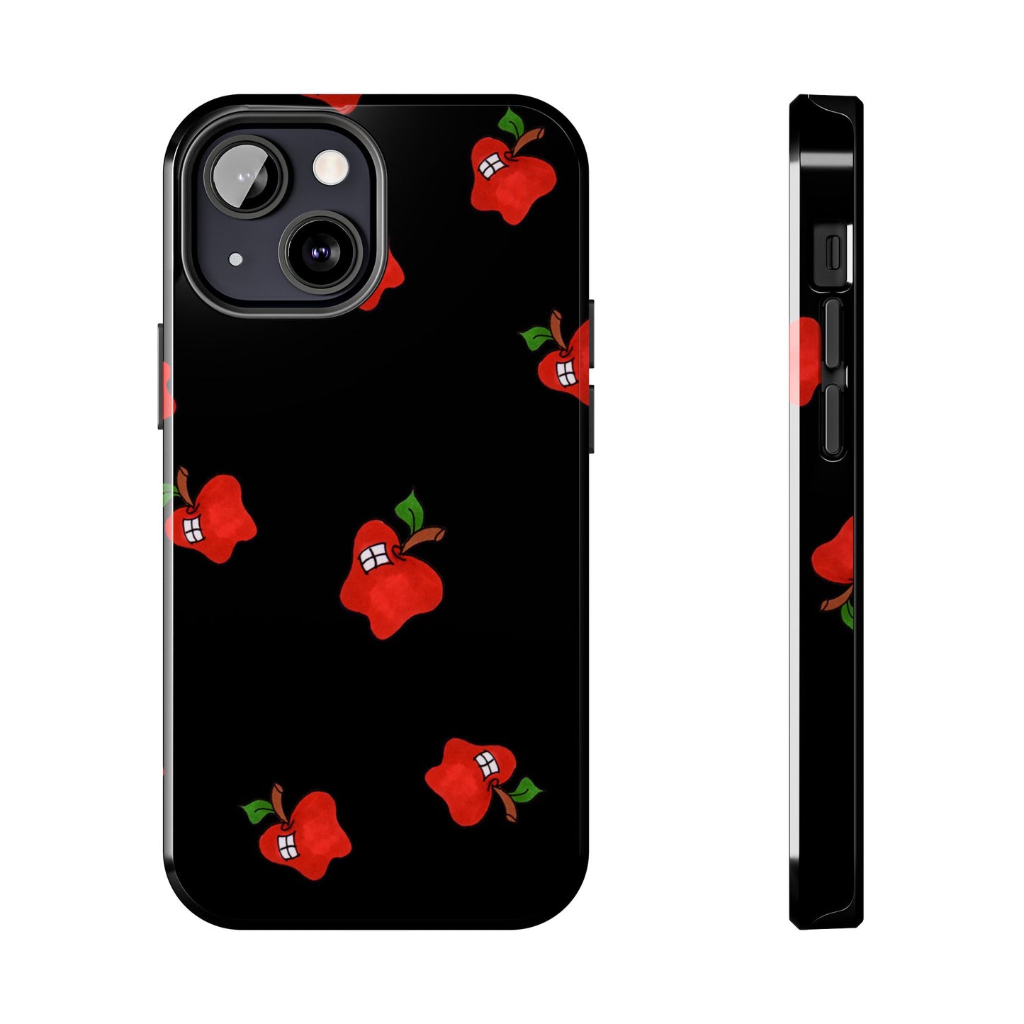 Flying Apples Black Phone Case