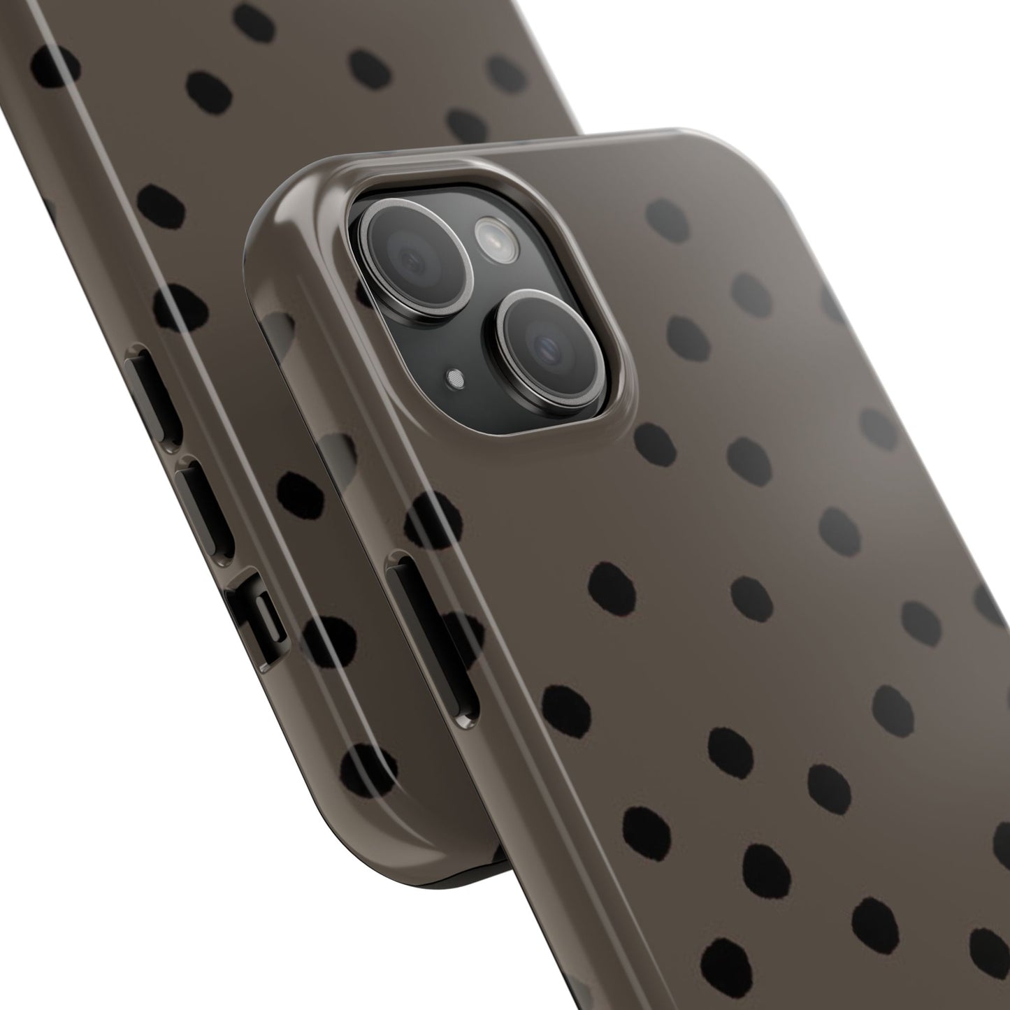Dinky Dots Toast / Black Phone Case