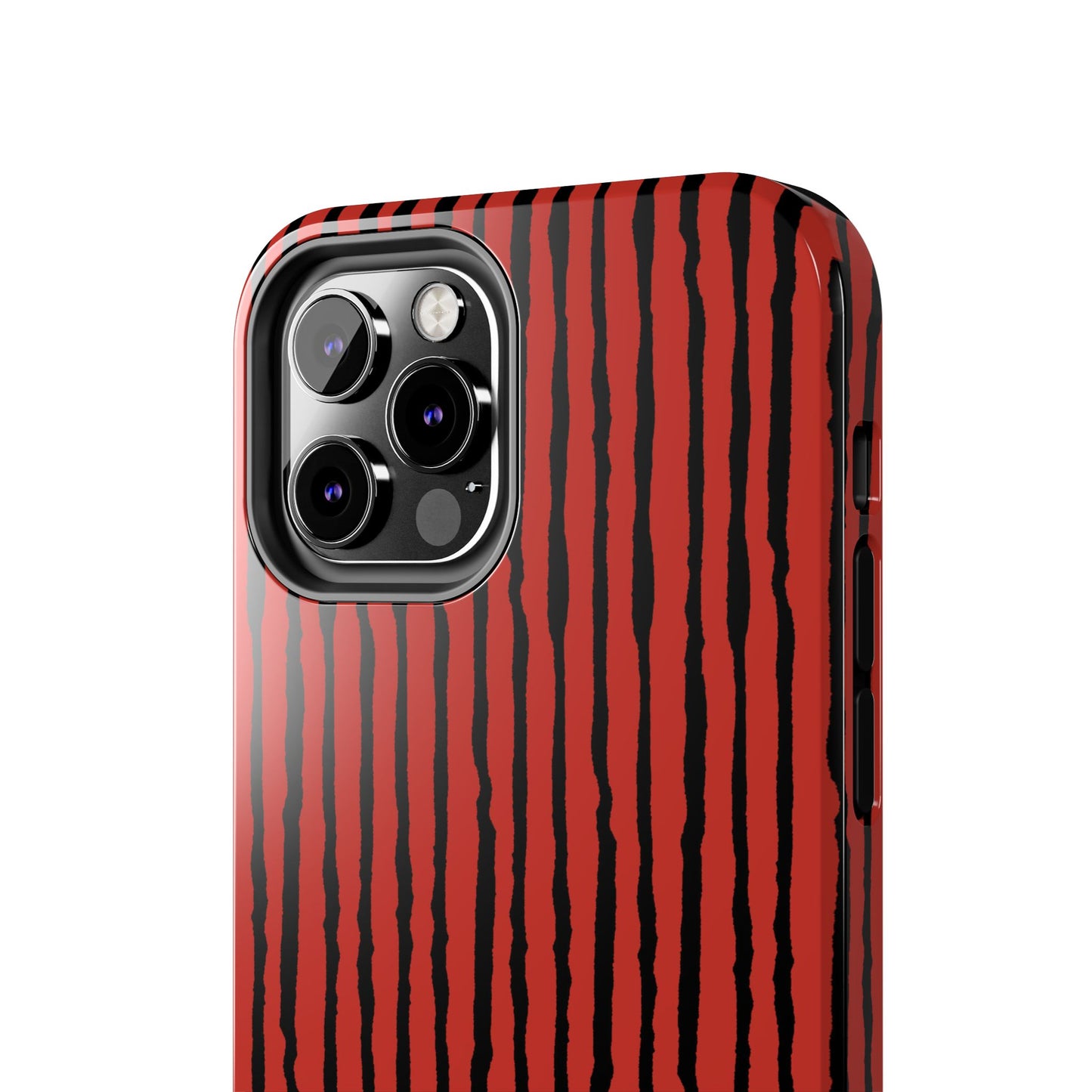 Sorta Stripe Red / Black Phone Case