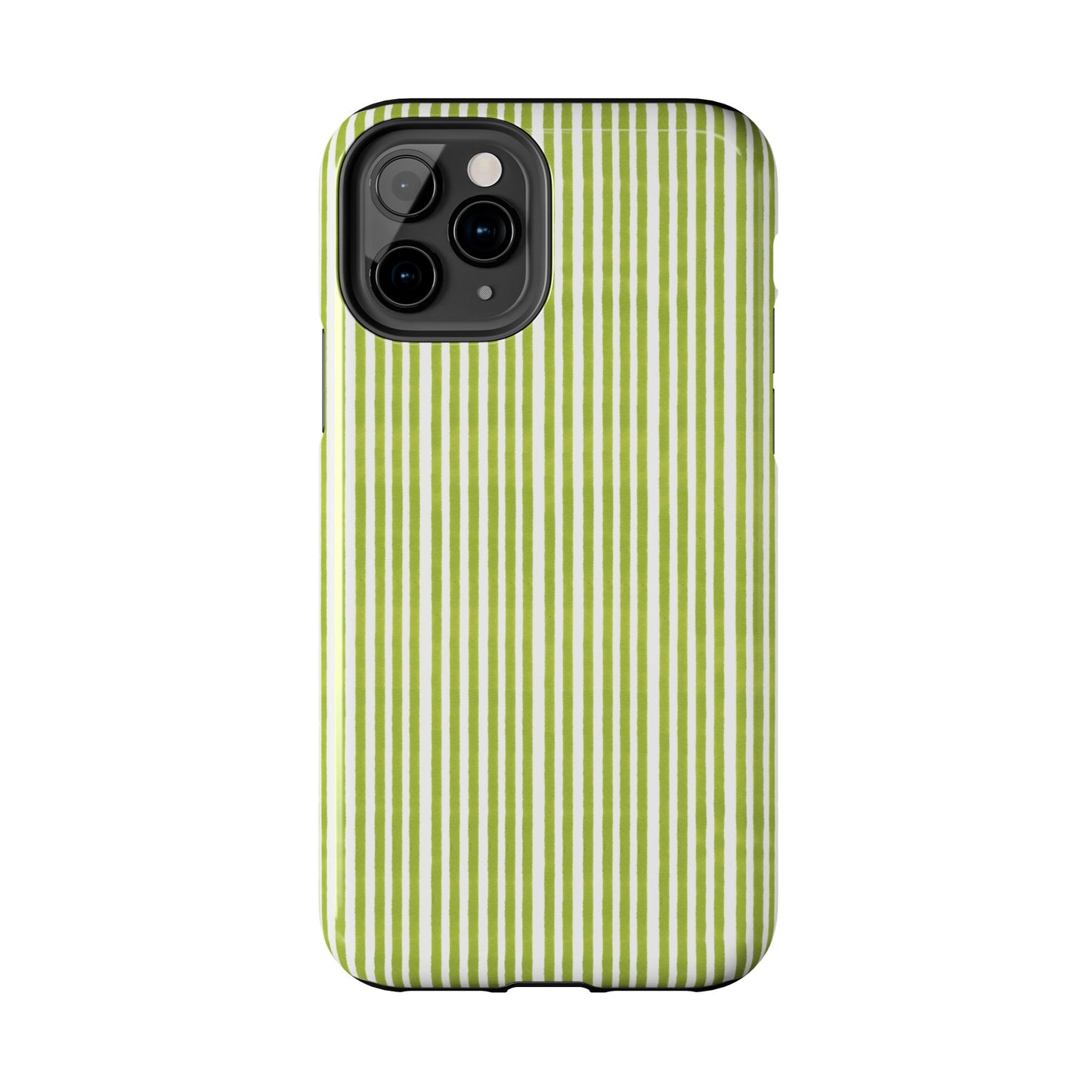 Lazy Stripe Lime Phone Case