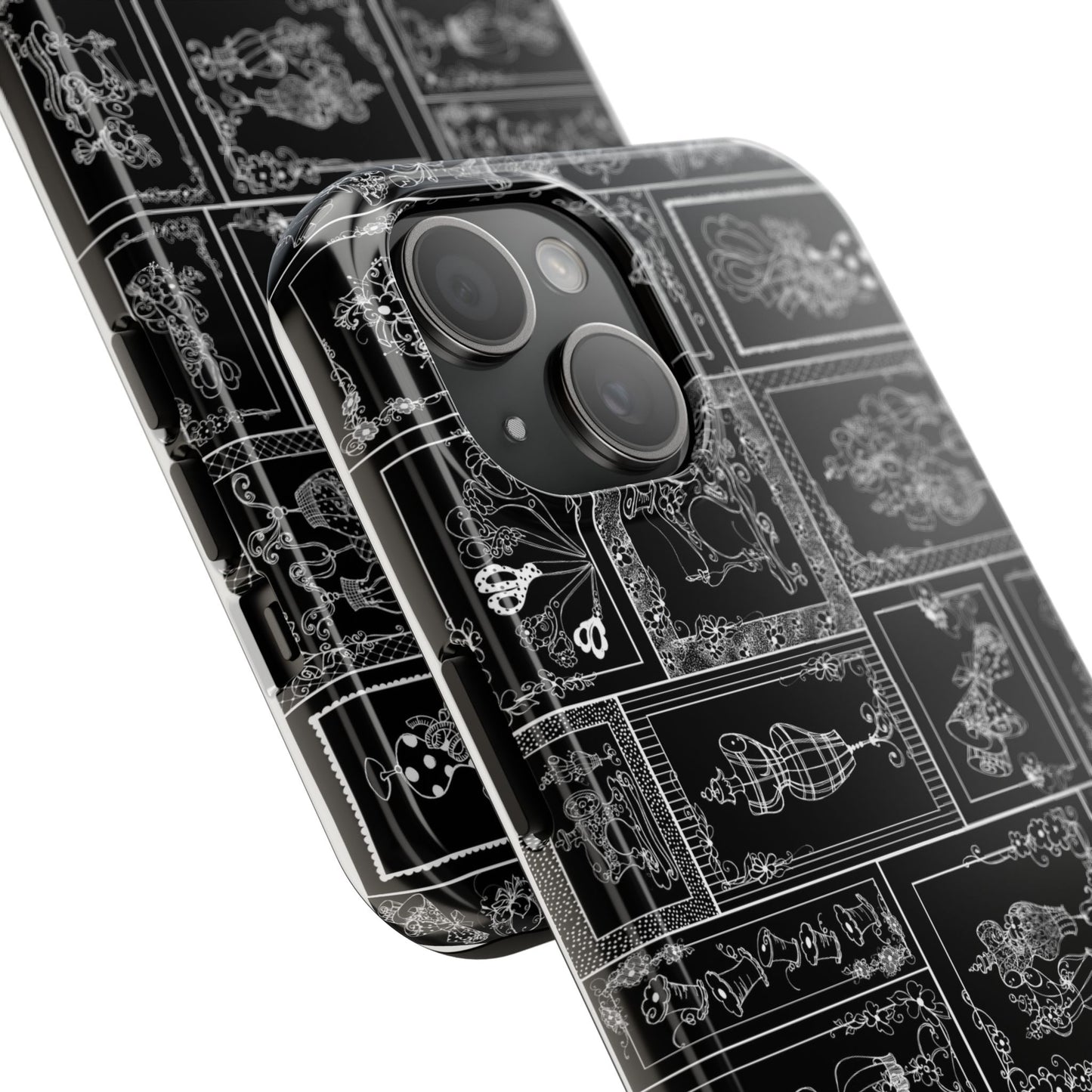 Sew Fancy Black Phone Case