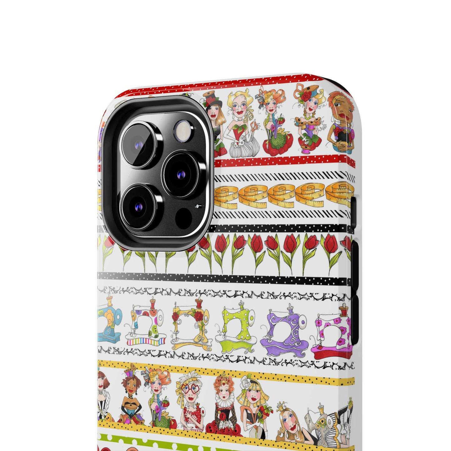 Curious Border White Phone Case