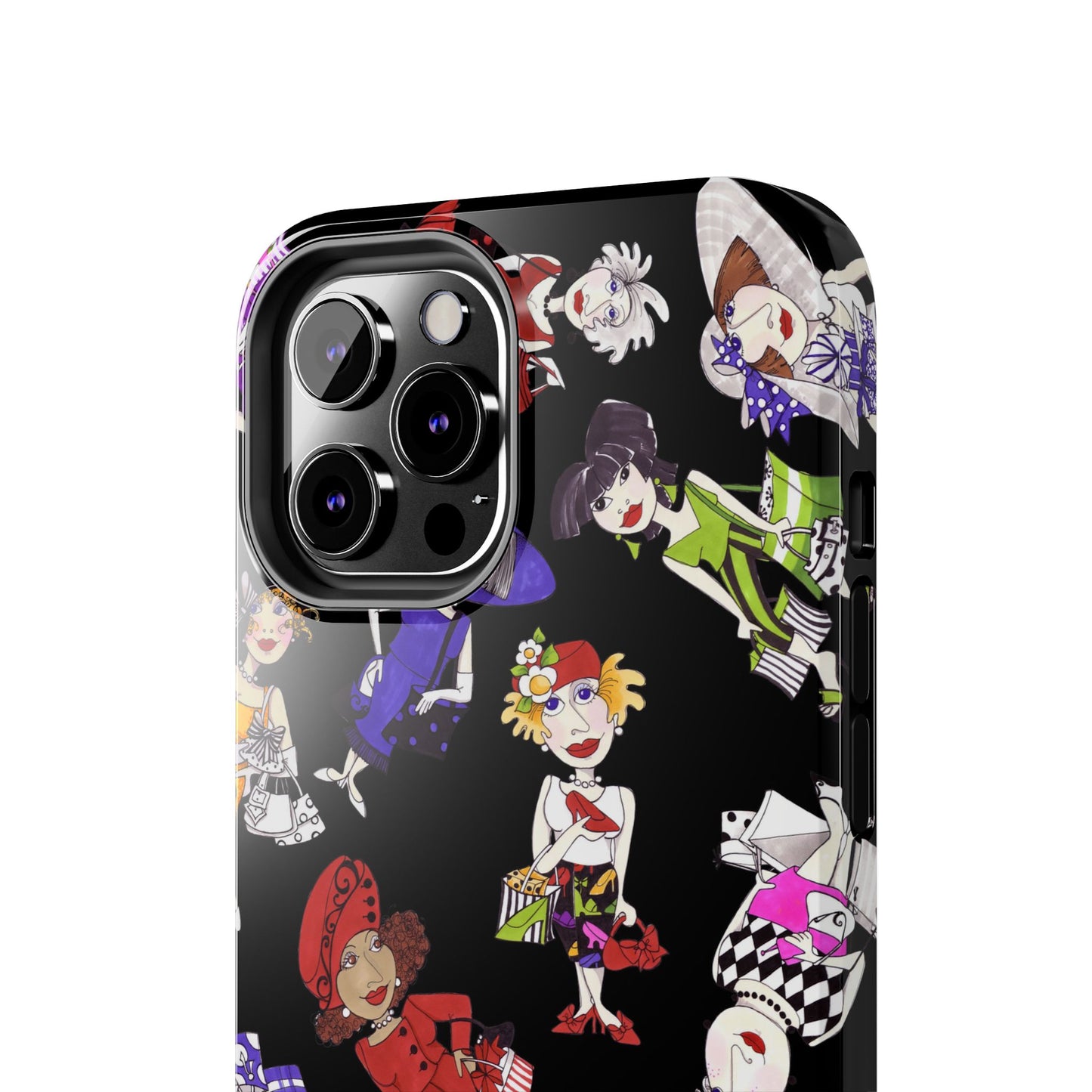 Gone Shopping Tossed Black Phone Case