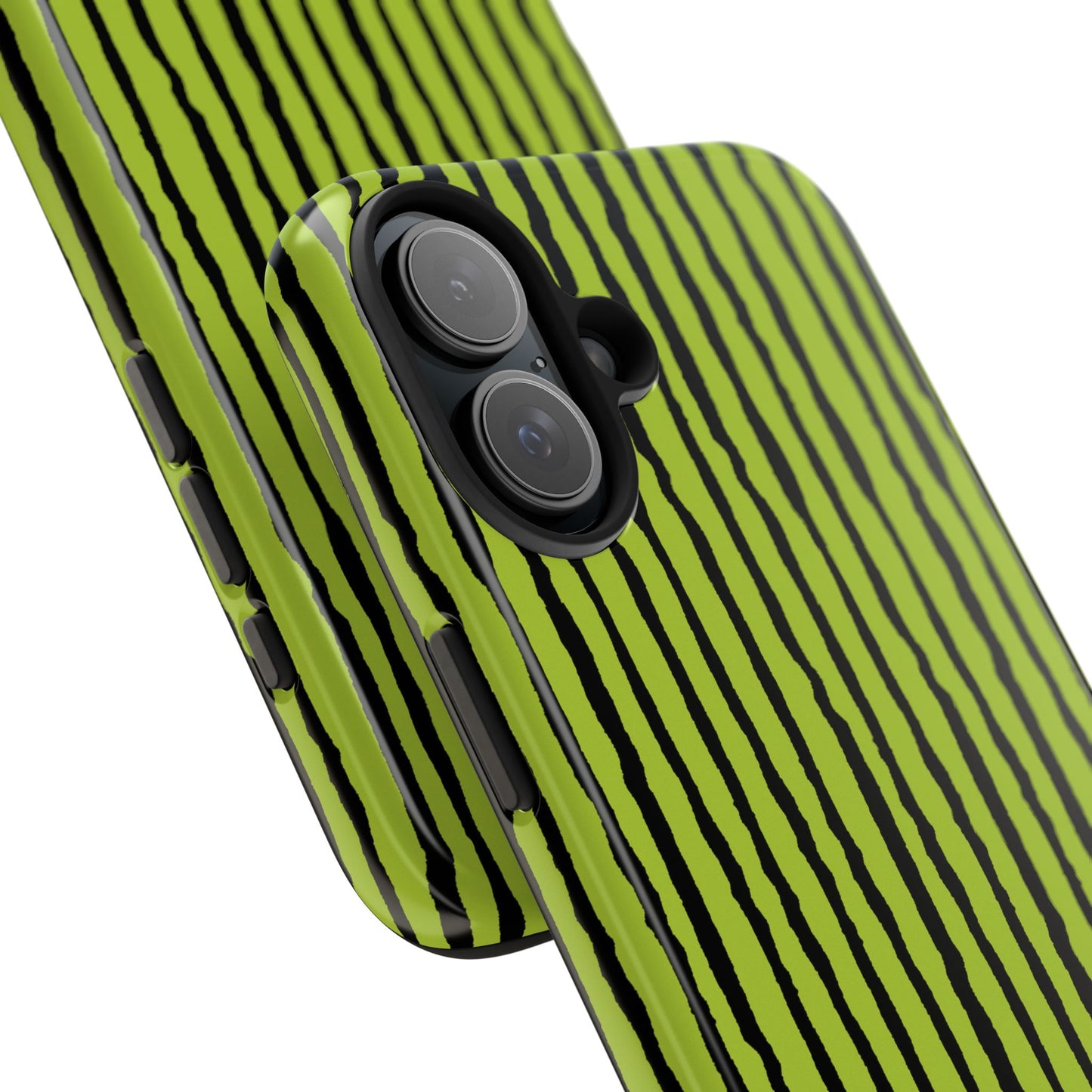 Sorta Stripe Green / Black Phone Case