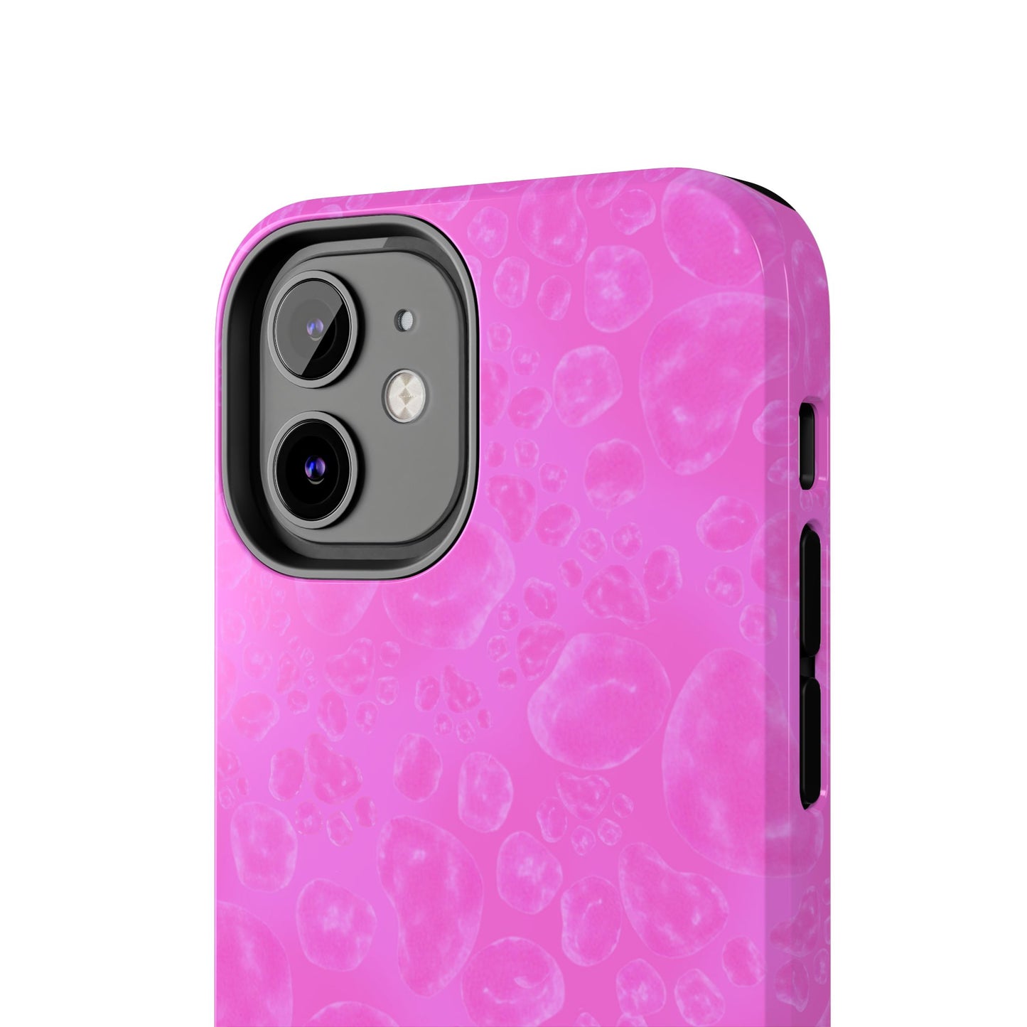 Paw Dots Cerise Phone Case