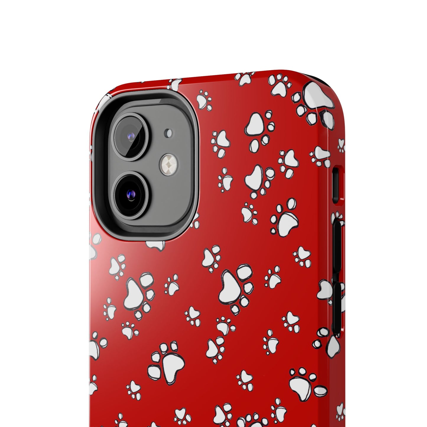 Paw Flakes Red Phone Case